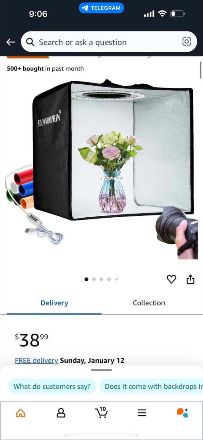 Slow Dolphin Portable Photo Studio Lighting Kit thumbnail