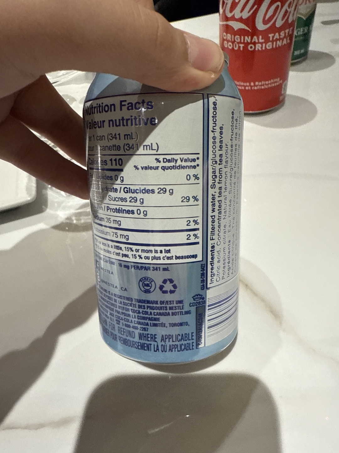 Nestea Lemon Iced Tea Can OLD OG - photo 3