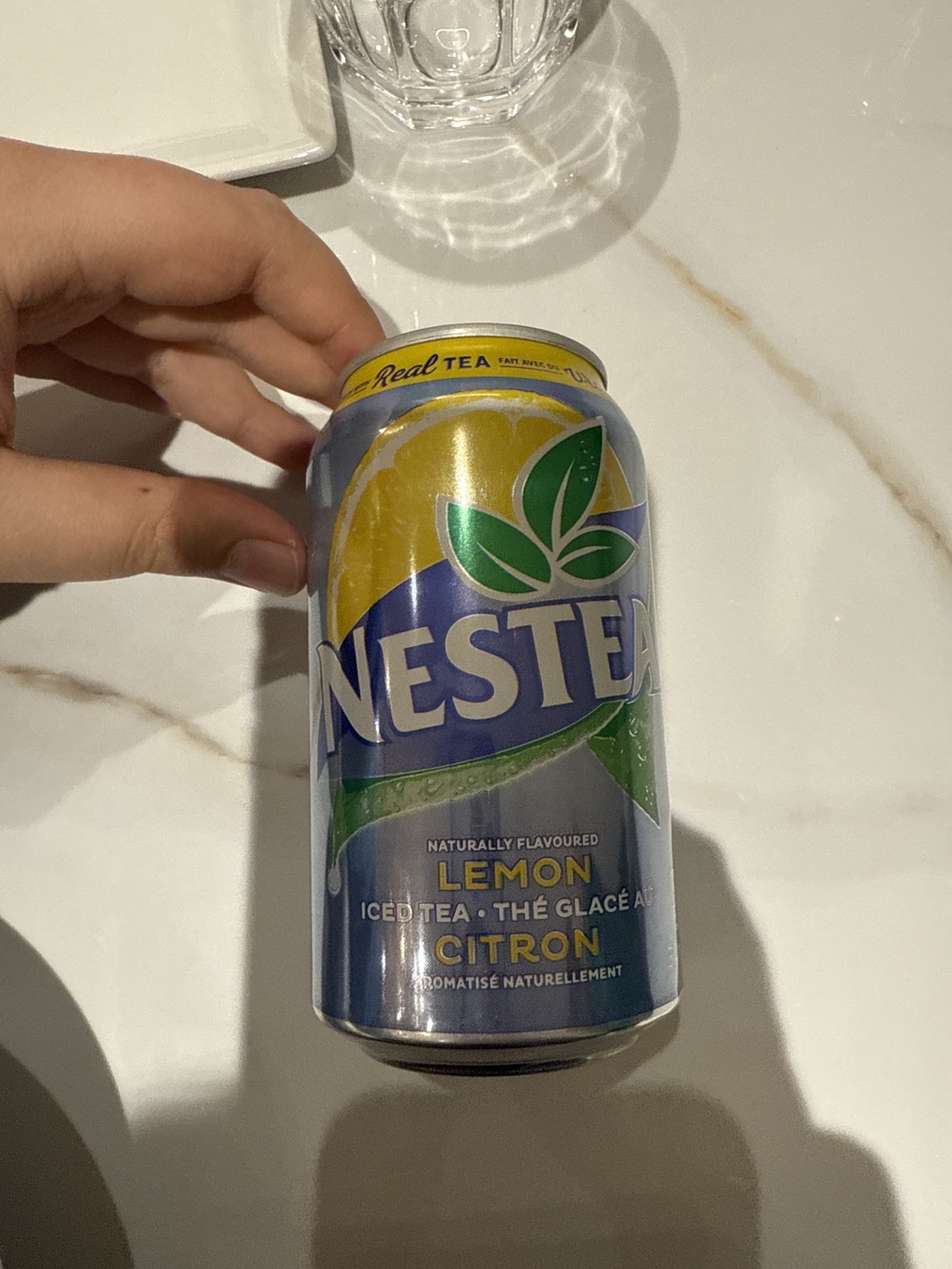 Nestea Lemon Iced Tea Can OLD OG