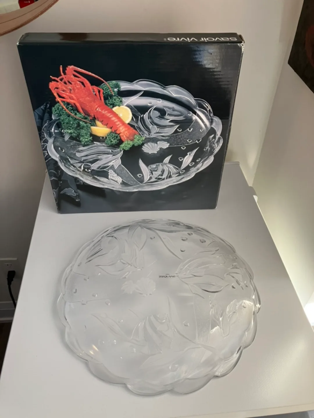 Savoir Vivre Glass Serving Platter (made in JAPAN) image indicator(6)