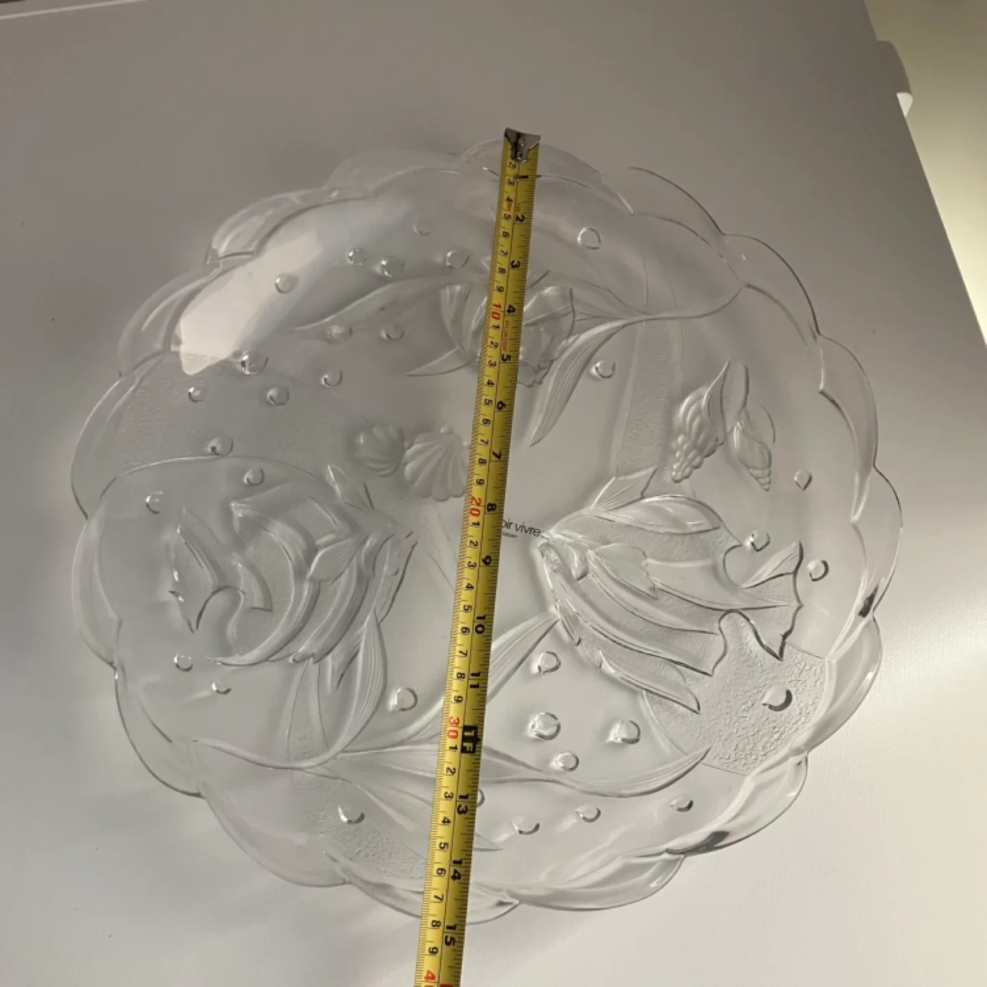 Savoir Vivre Glass Serving Platter (made in JAPAN) image indicator(3)