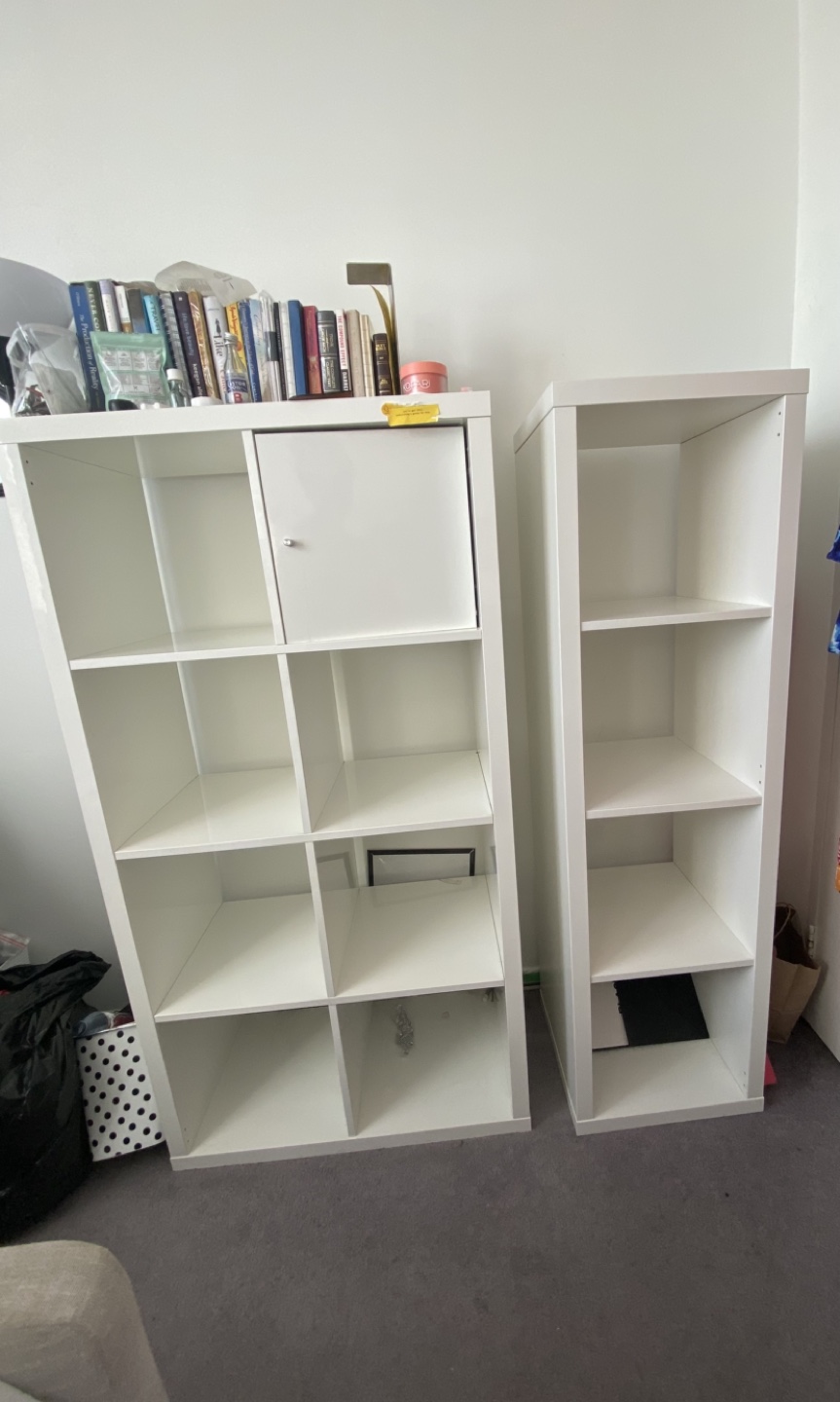 Two IKEA Kallax Shelving Units - photo 2