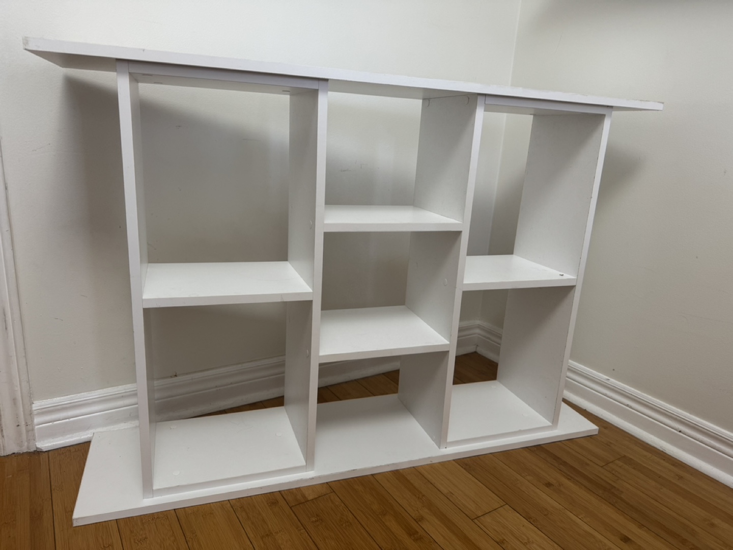 White Wooden Shelving Unit