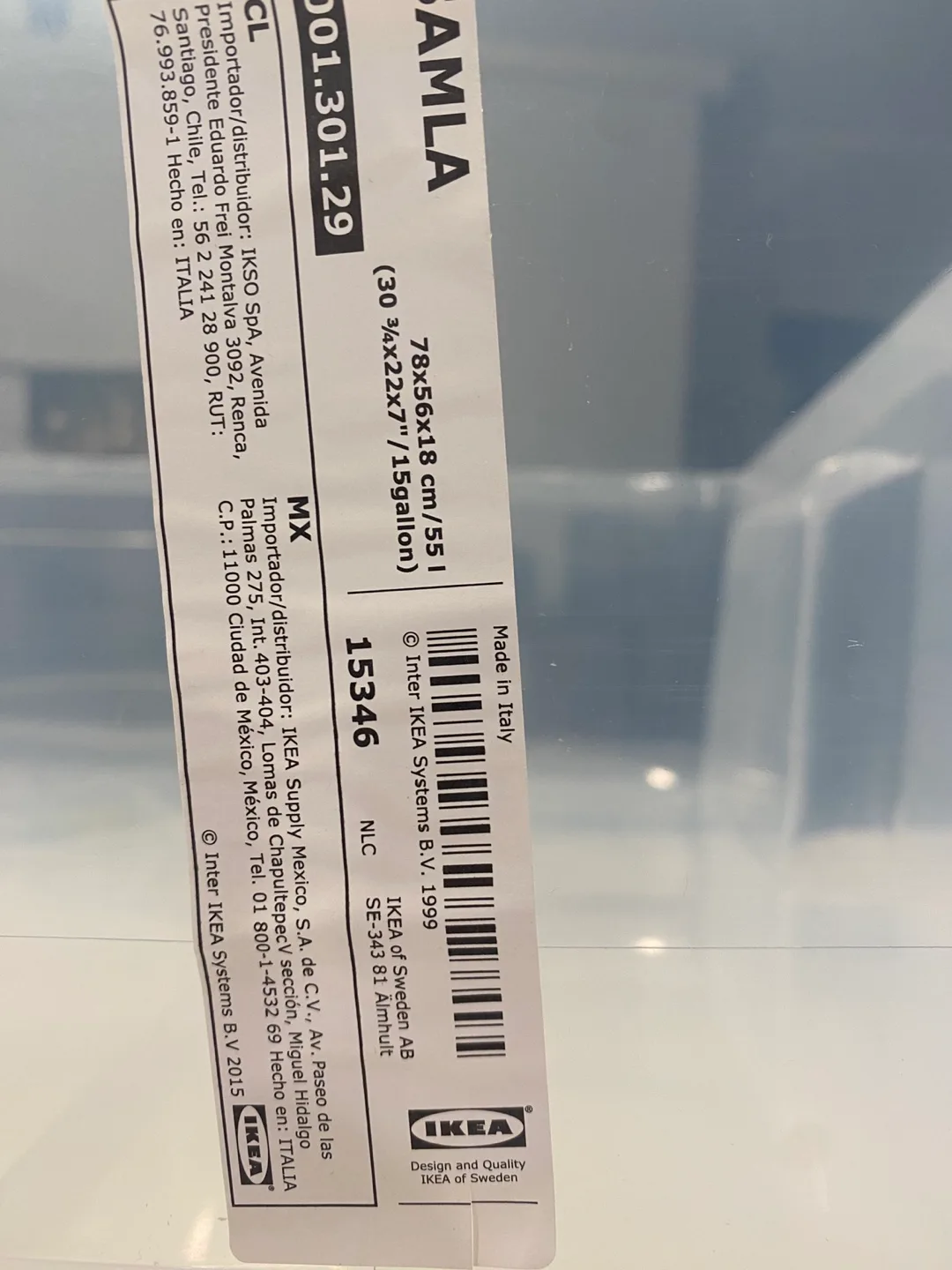 IKEA SAMLA Storage Boxes with Lids image indicator(2)