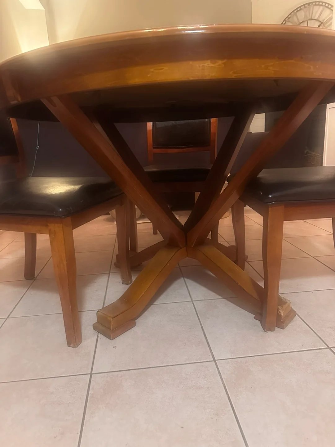 Round Dining Table Set with 4 Chairs image indicator(2)