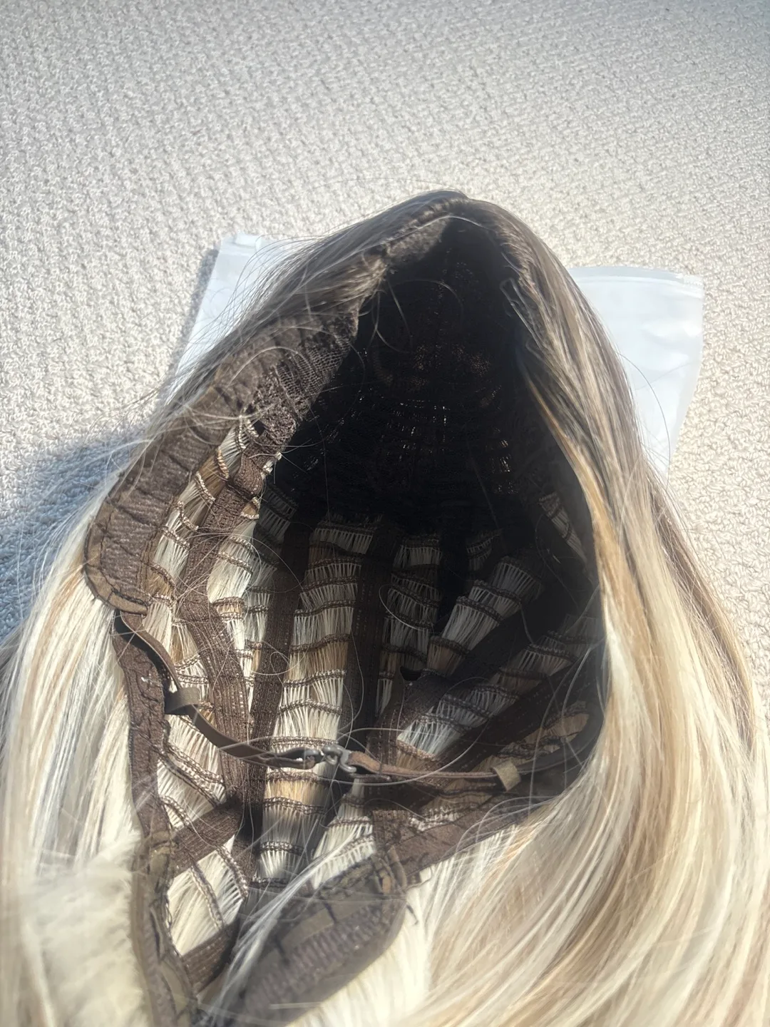 Blonde Balayage Half Wig image indicator(3)