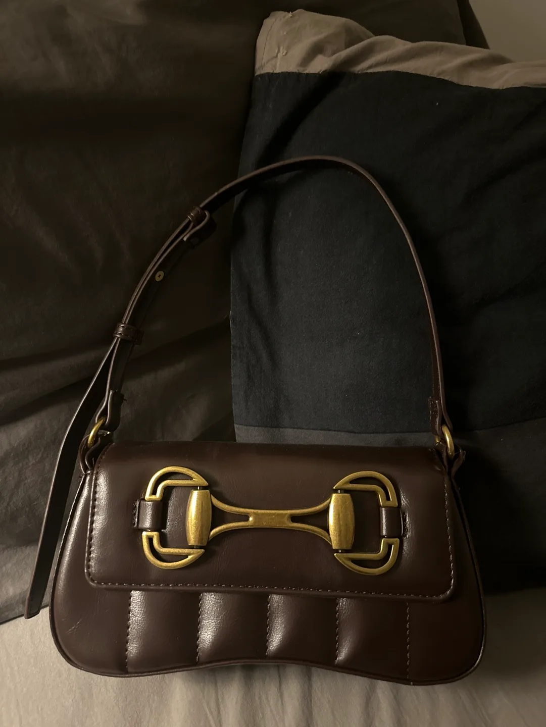 Vintage Brown bag - Unused image indicator(2)