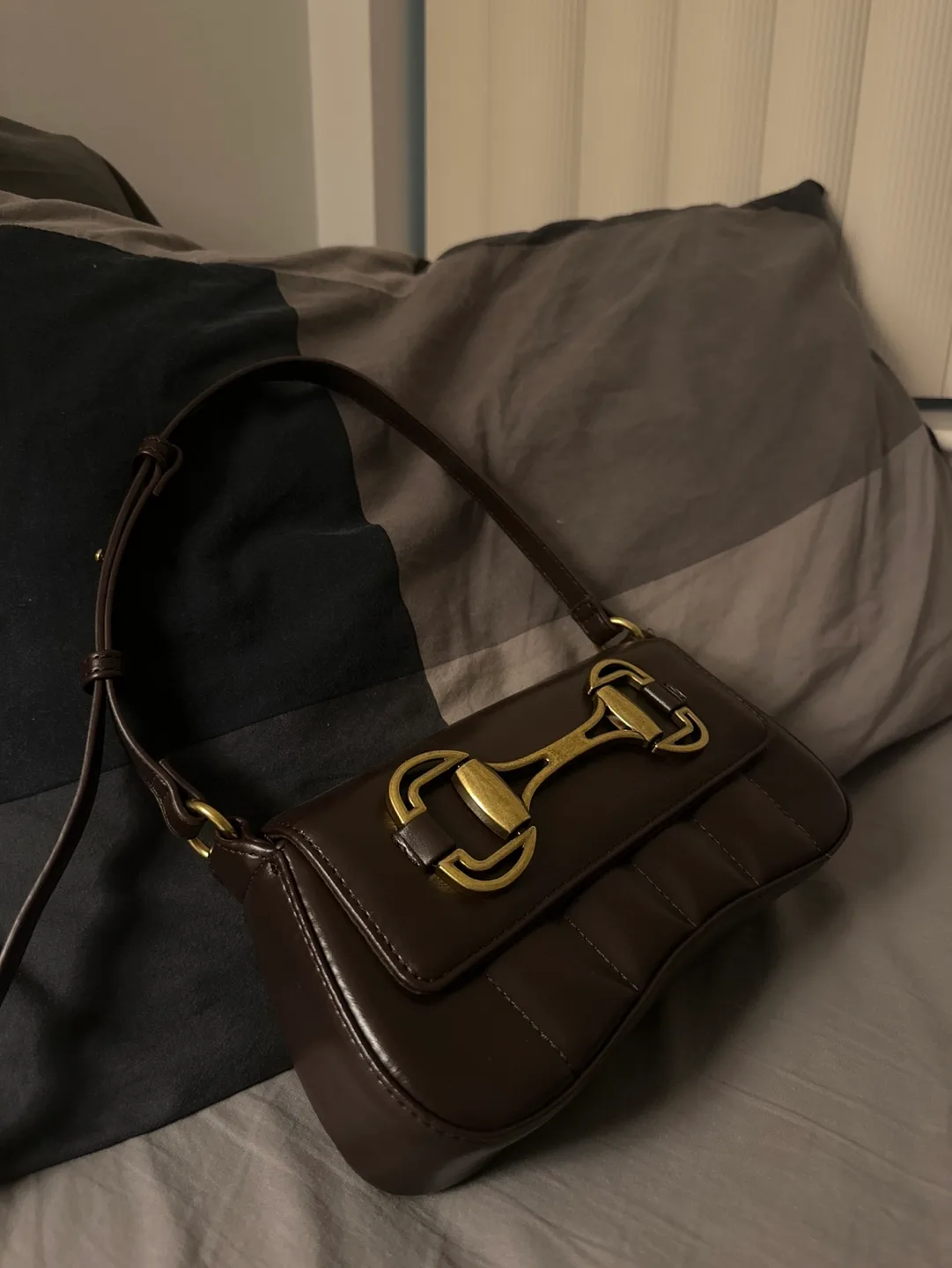 Vintage Brown bag - Unused image indicator(4)