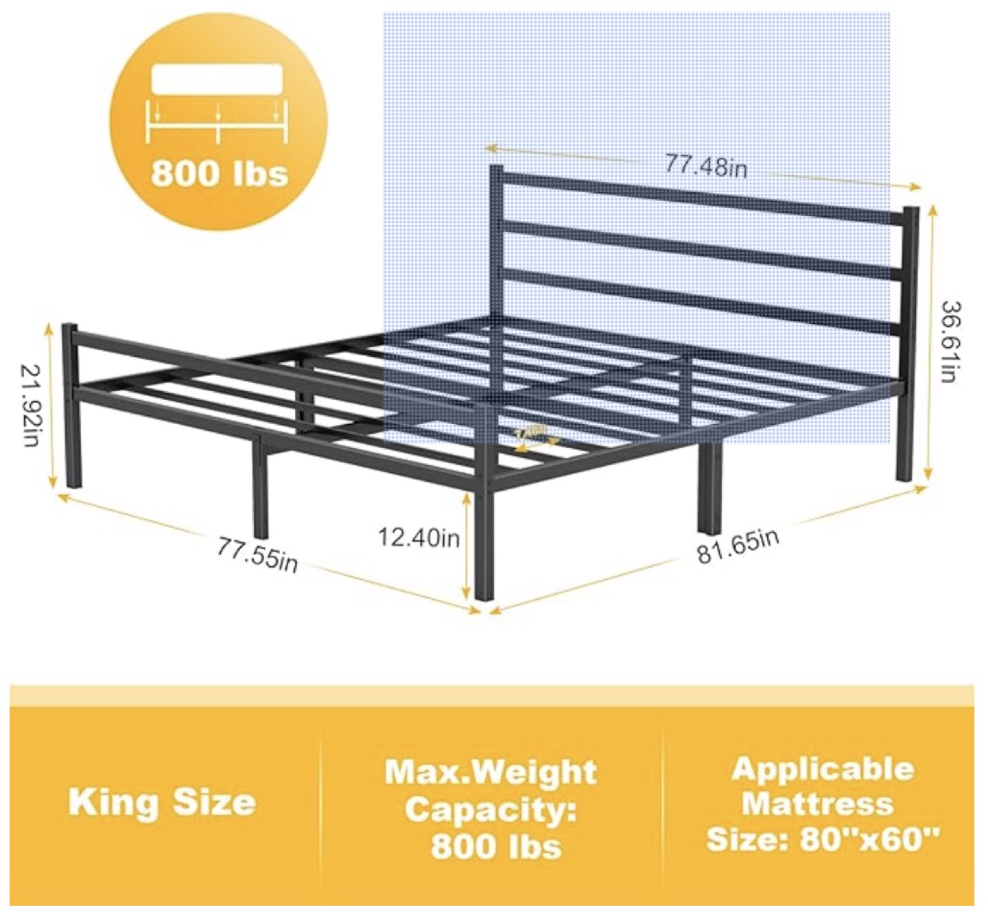 King Bed Frame - photo 2