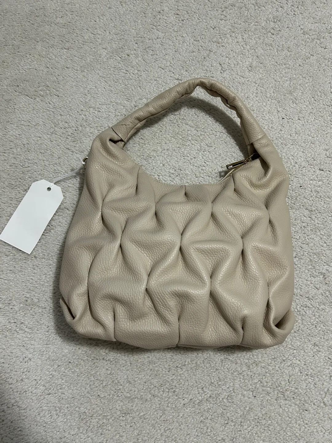 Beige Leather Handbag image indicator(3)