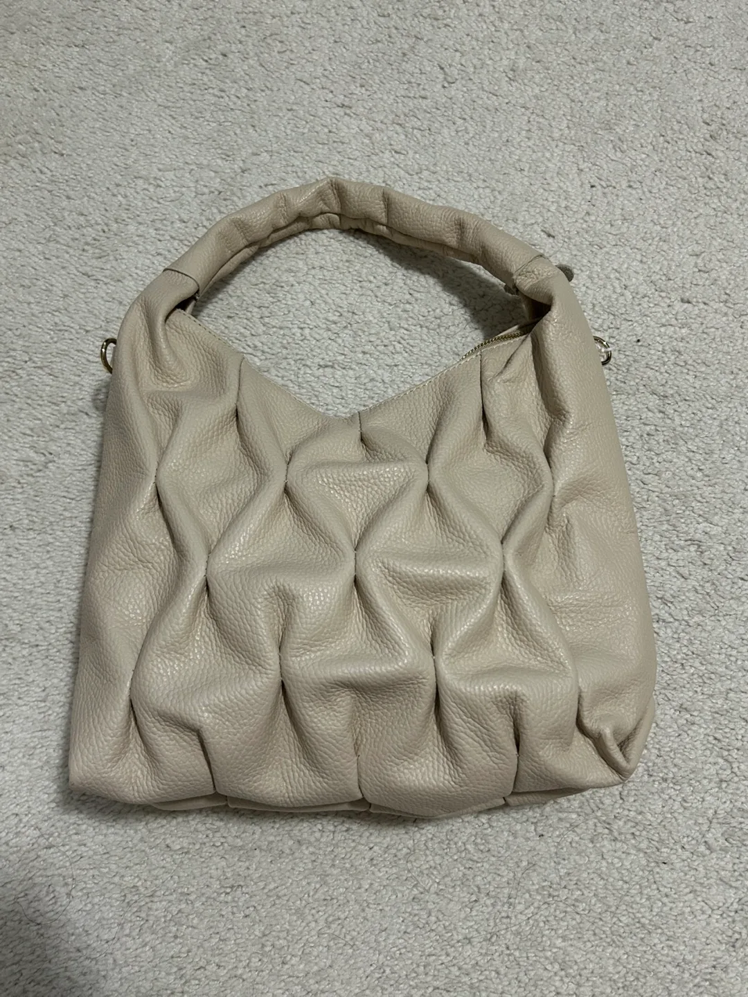 Beige Leather Handbag image indicator(4)
