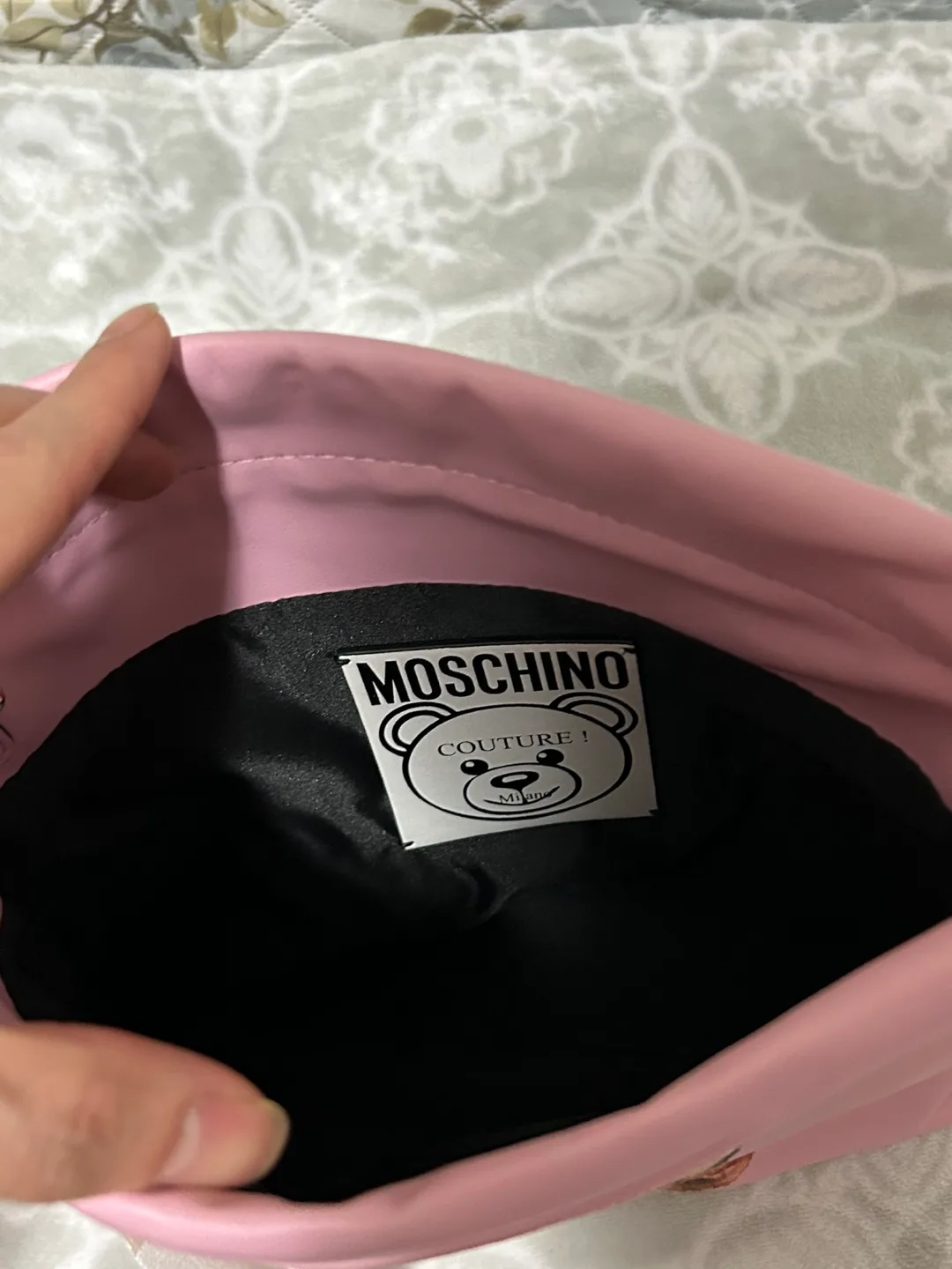 Love Moschino Pink Teddy Bear Crossbody Bag image indicator(5)