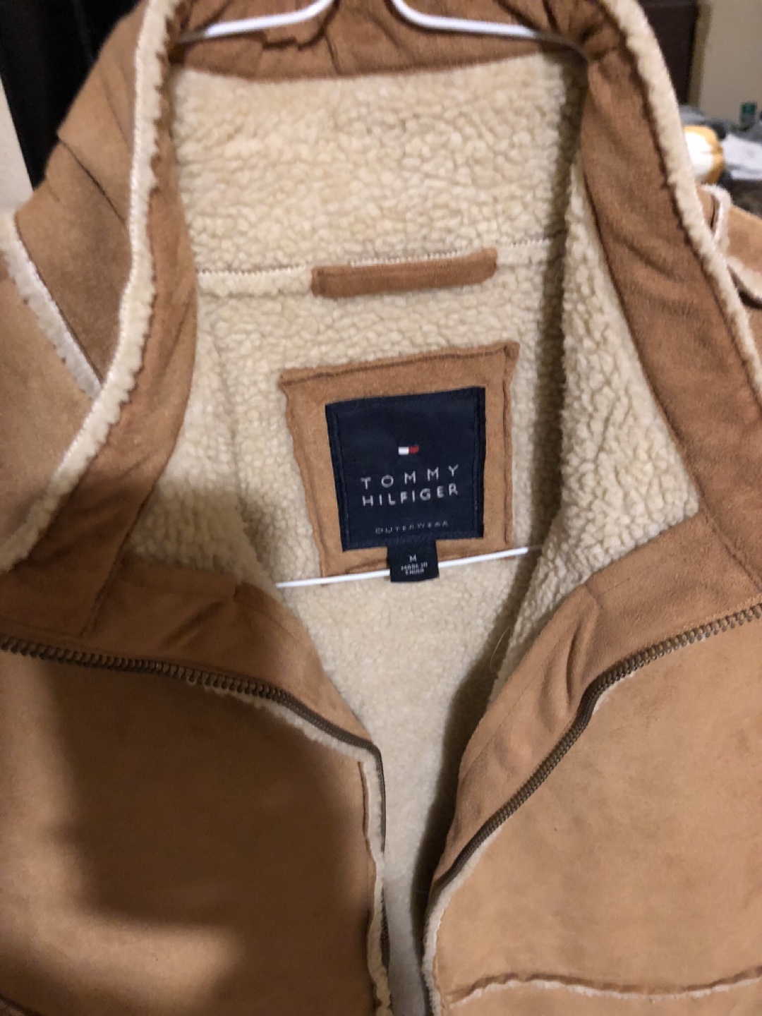 Tommy Hilfiger Men's Suede Vest - Size M - photo 2