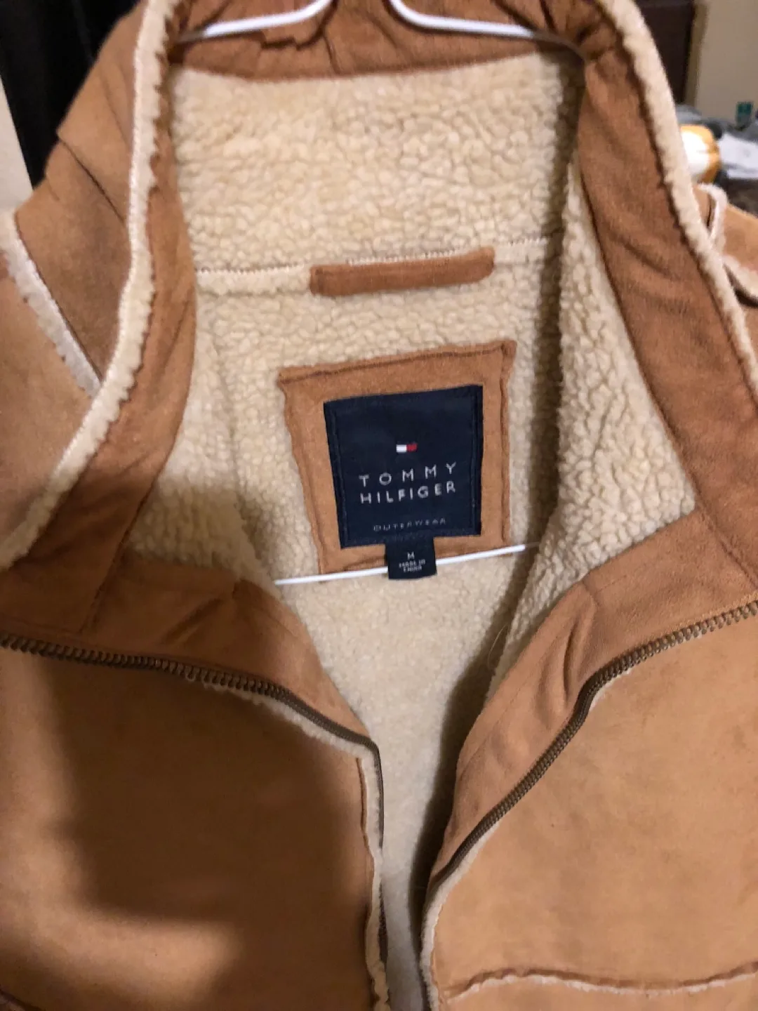 Tommy Hilfiger Men's Suede Vest - Size M image indicator(2)