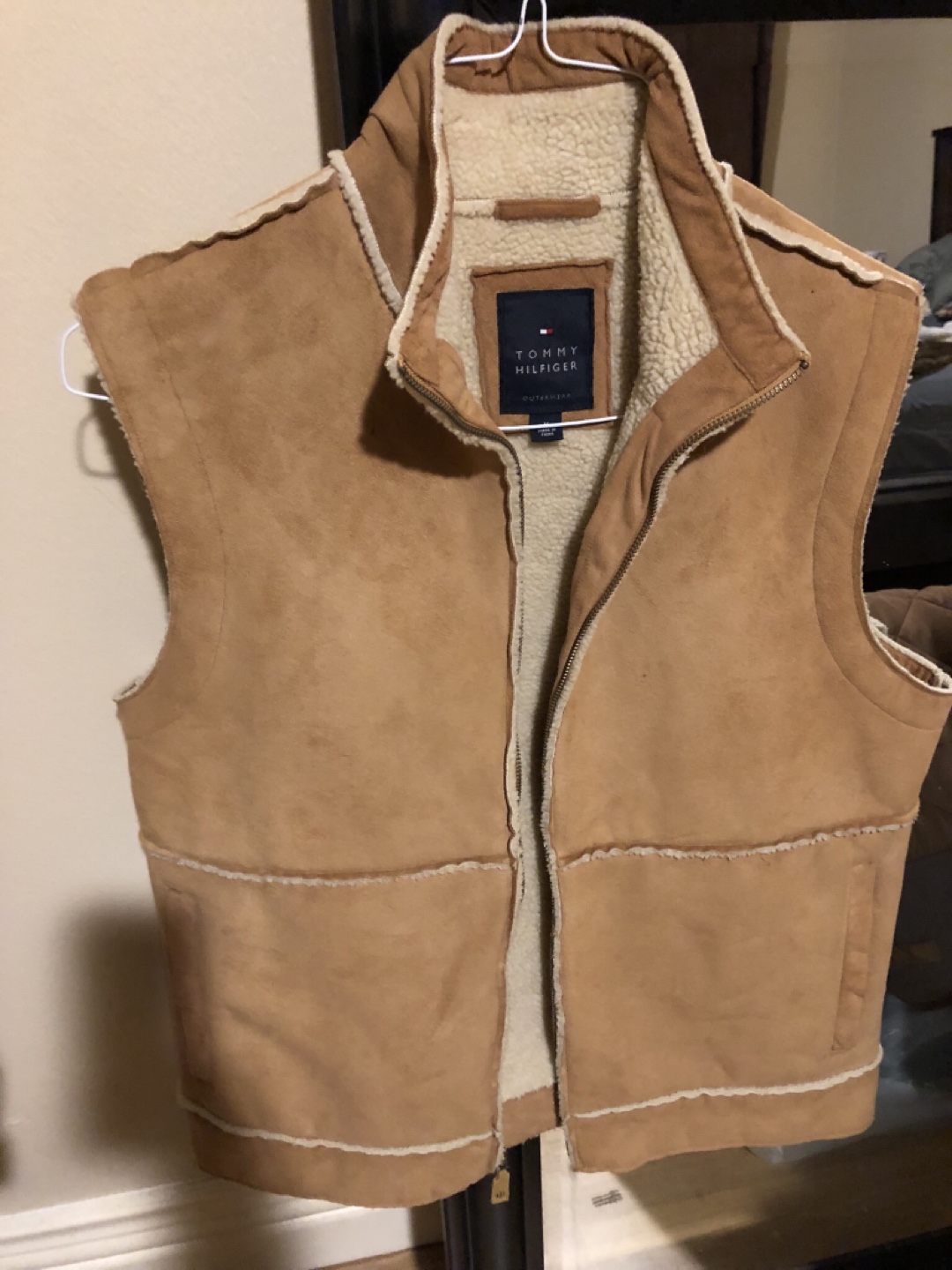 Tommy Hilfiger Men's Suede Vest - Size M