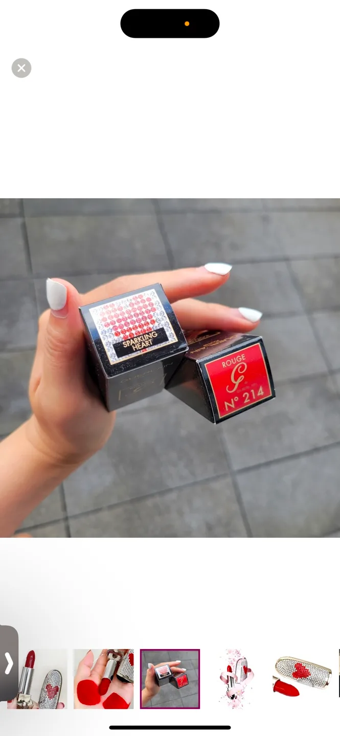 Guerlain Rouge G Sparkling Heart Lipstick N214 image indicator(2)