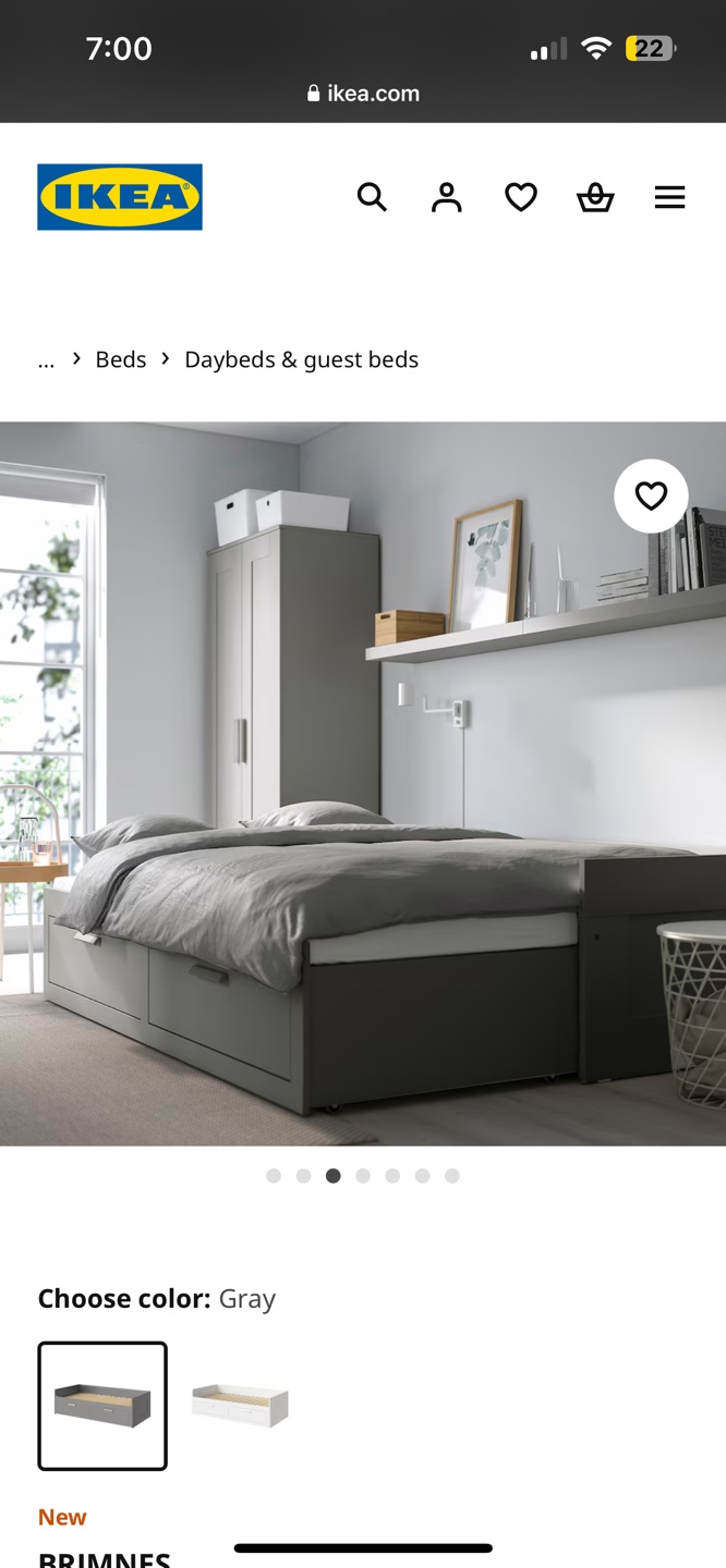 IKEA BRIMNES Daybed with Storage Twin but expandable - photo 3