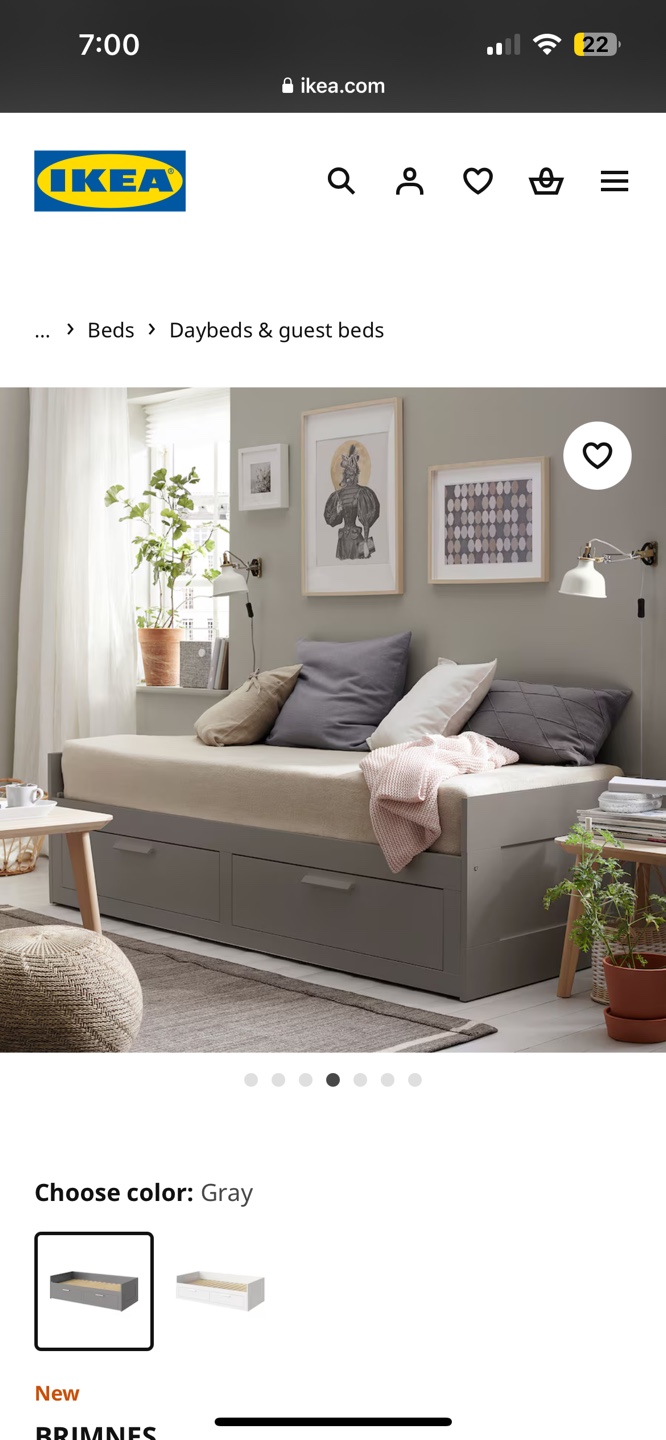 IKEA BRIMNES Daybed with Storage Twin but expandable - photo 4
