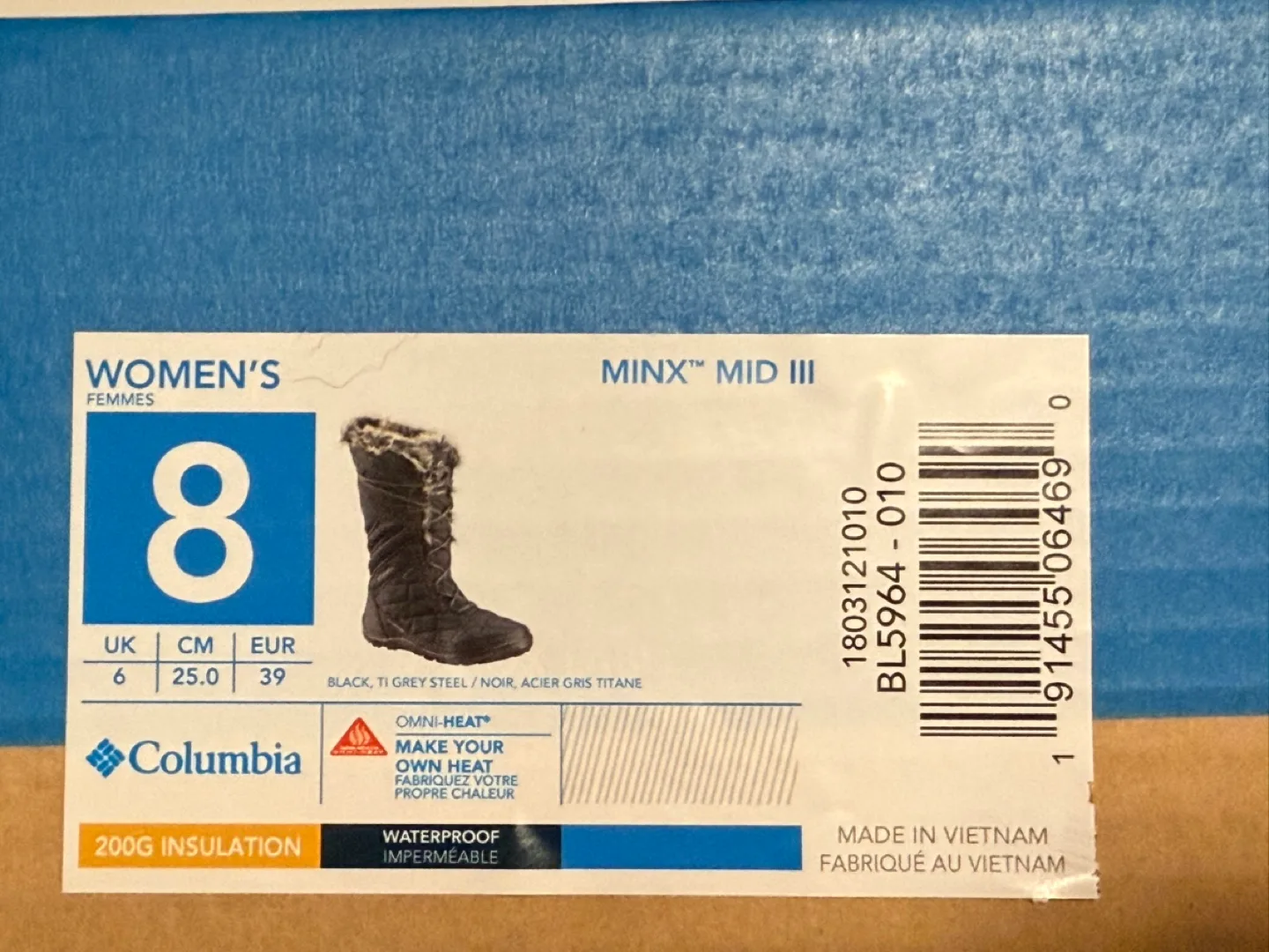 Columbia Minx Mid III Women's Winter Boots - Size 8 image indicator(5)