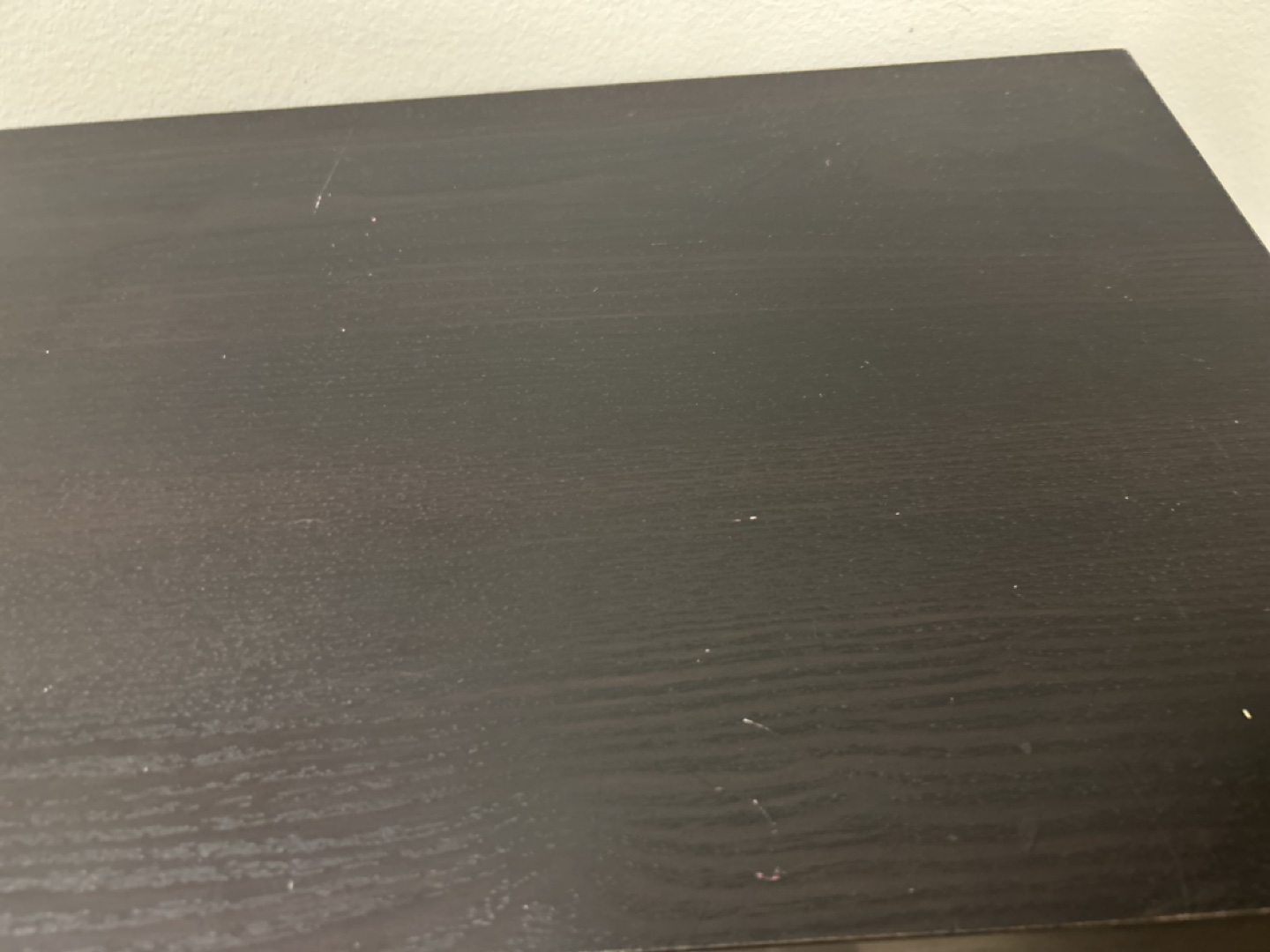 Dark Brown Console Table with Two Drawers - photo 2
