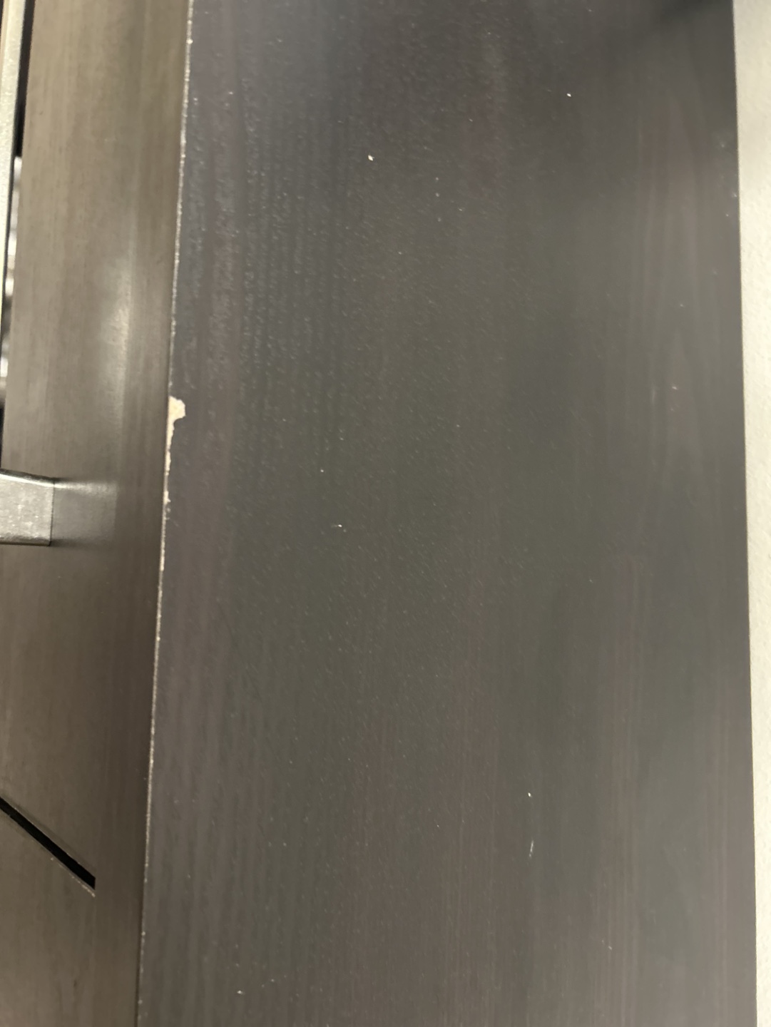 Dark Brown Console Table with Two Drawers - photo 3