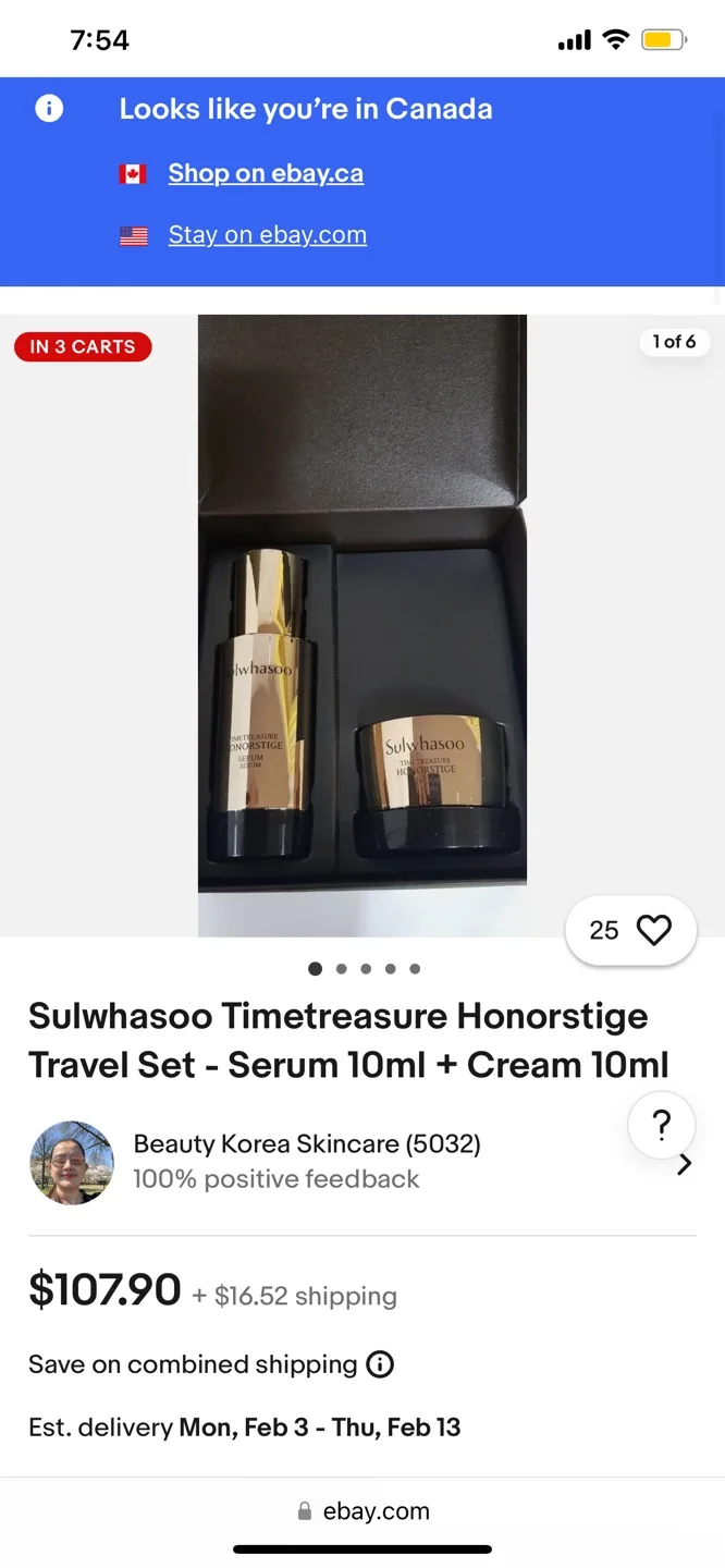 Sulwhasoo Timetreasure Honorstige Luxury Kit (2 items) image indicator(4)