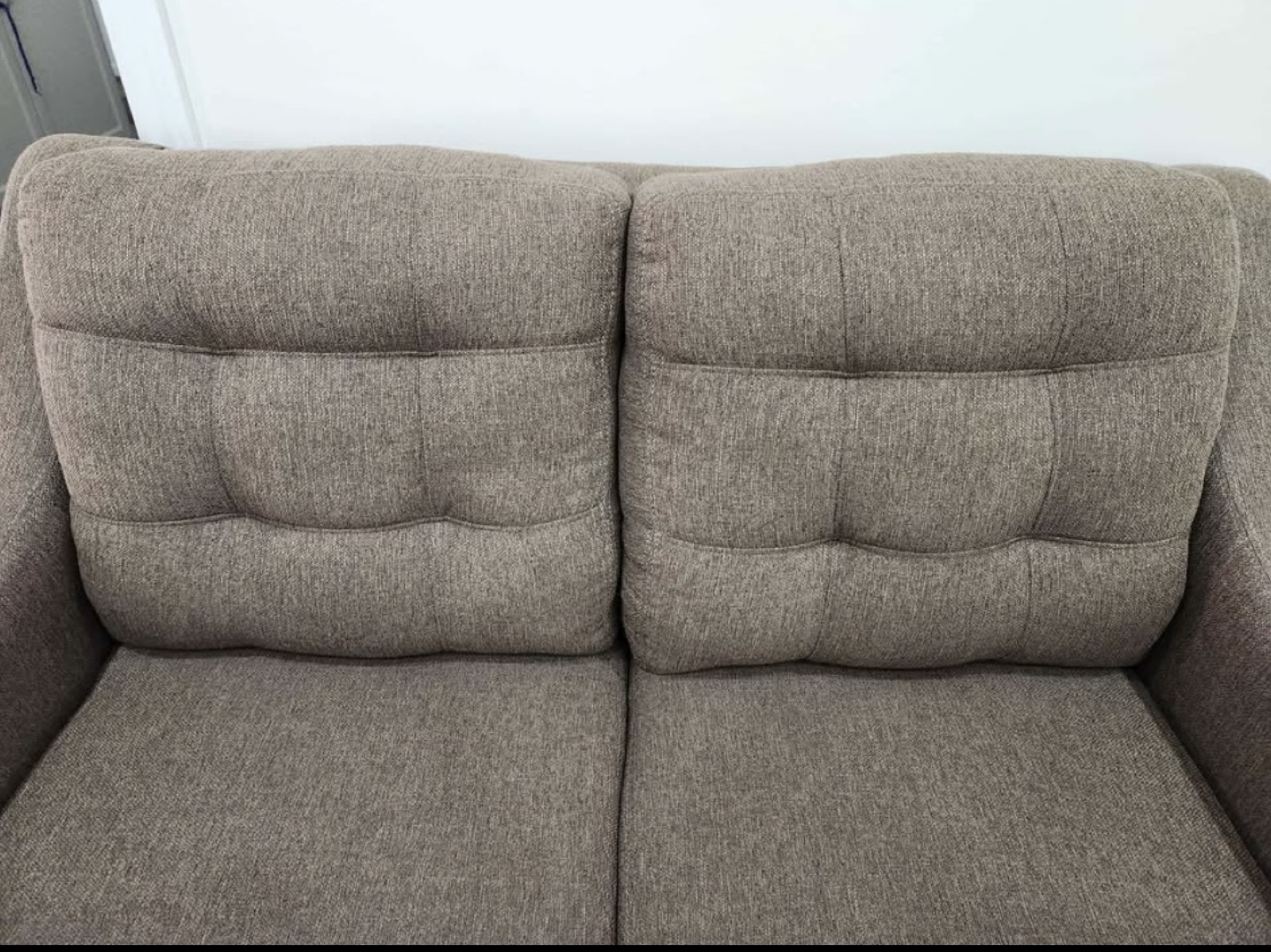 Brown Fabric Loveseat - photo 3