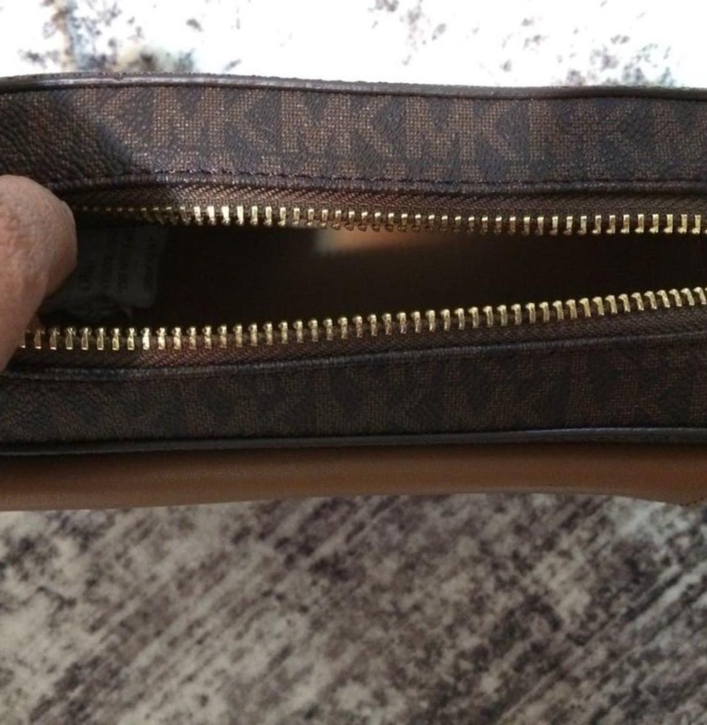 Michael Kors Brown and Tan Crossbody Bag - photo 4
