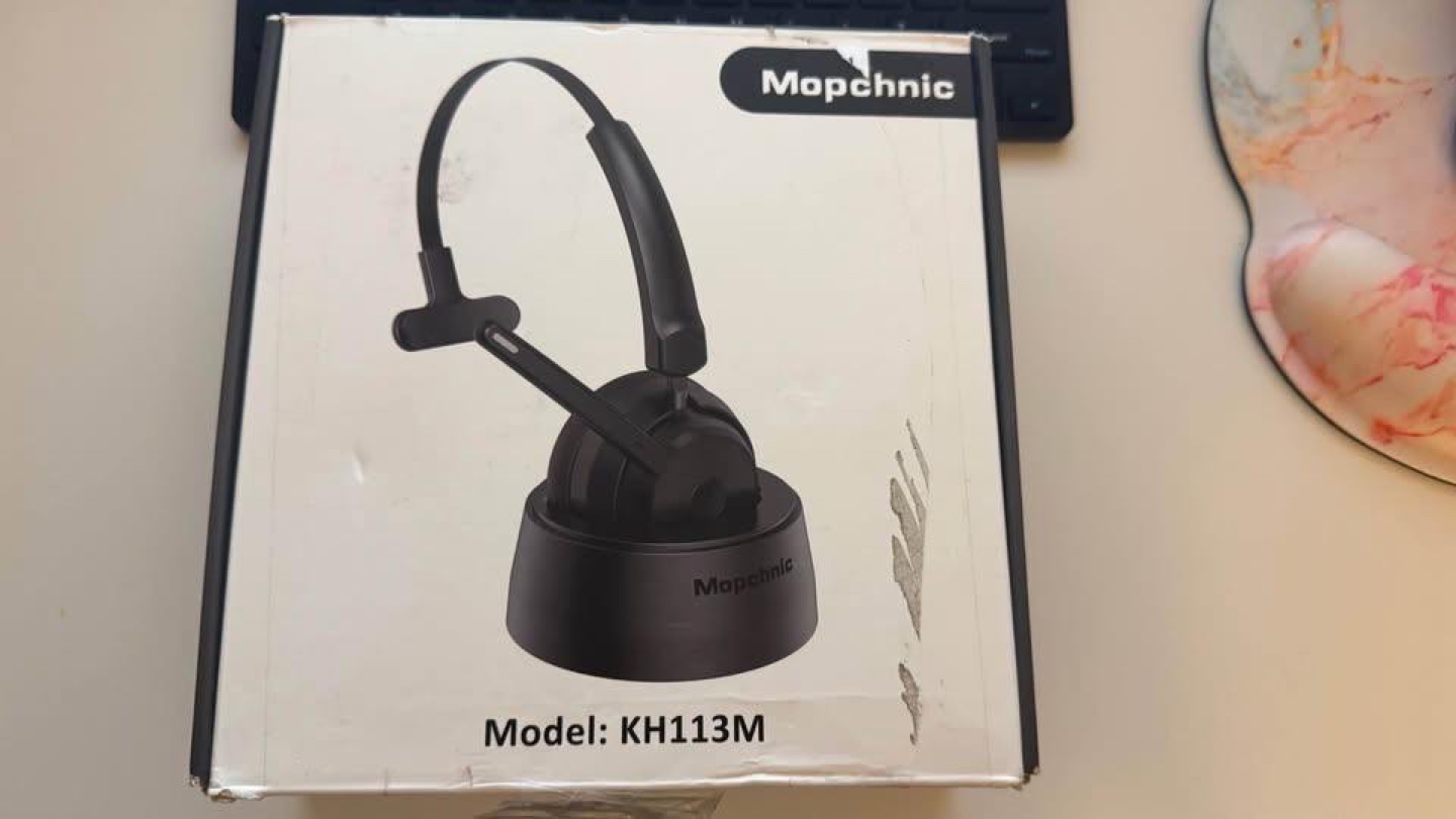 Mopchnic Bluetooth Headset KH113M - Wireless Black (Open Box) - photo 2
