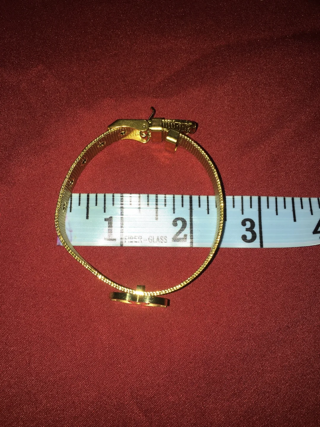 Gold Chanel-inspired Mesh Bracelet image indicator(3)