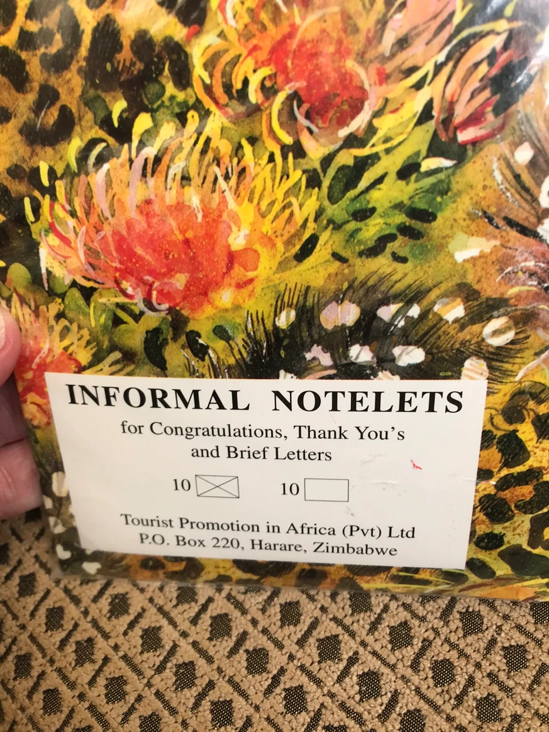 20 African Wildlife Notelets -  From Zimbabwe • 1990’s image indicator(2)