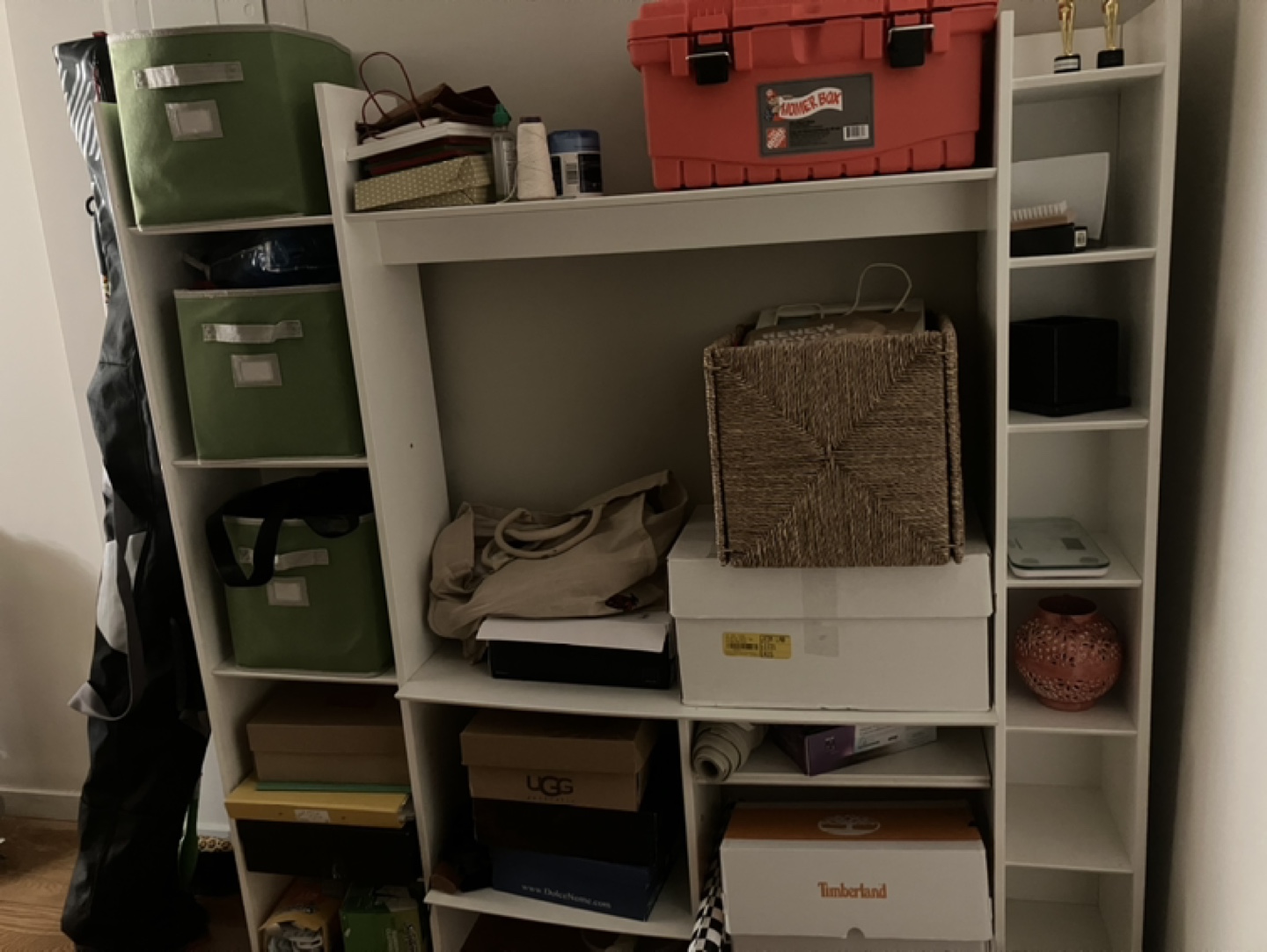 IKEA White Organizer Shelf