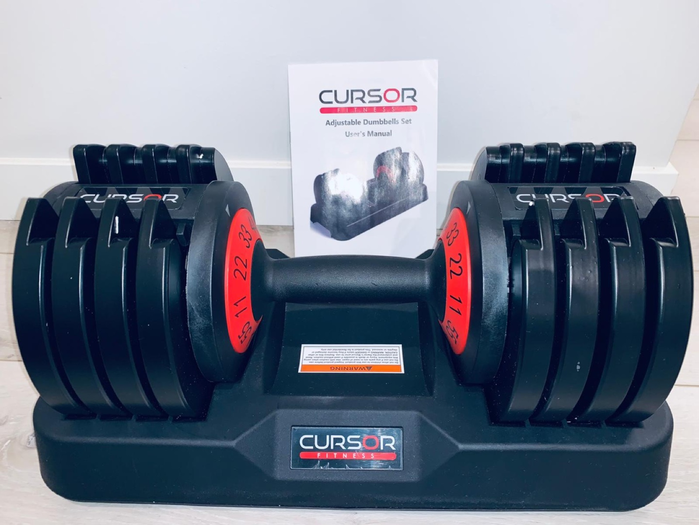 Brandnew CURSOR FITNESS Full Cast Iron Dumbbell