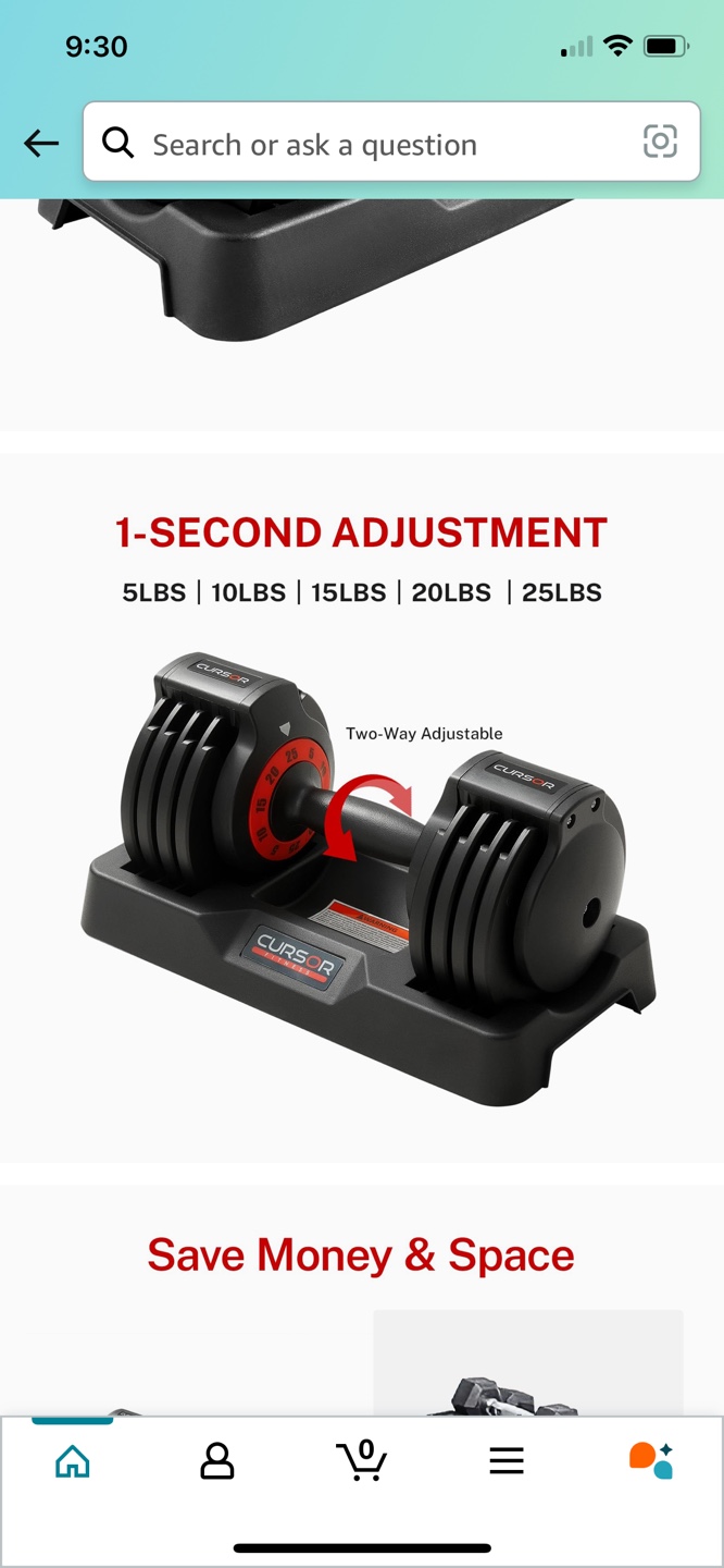 Brandnew CURSOR FITNESS Full Cast Iron Dumbbell - photo 4