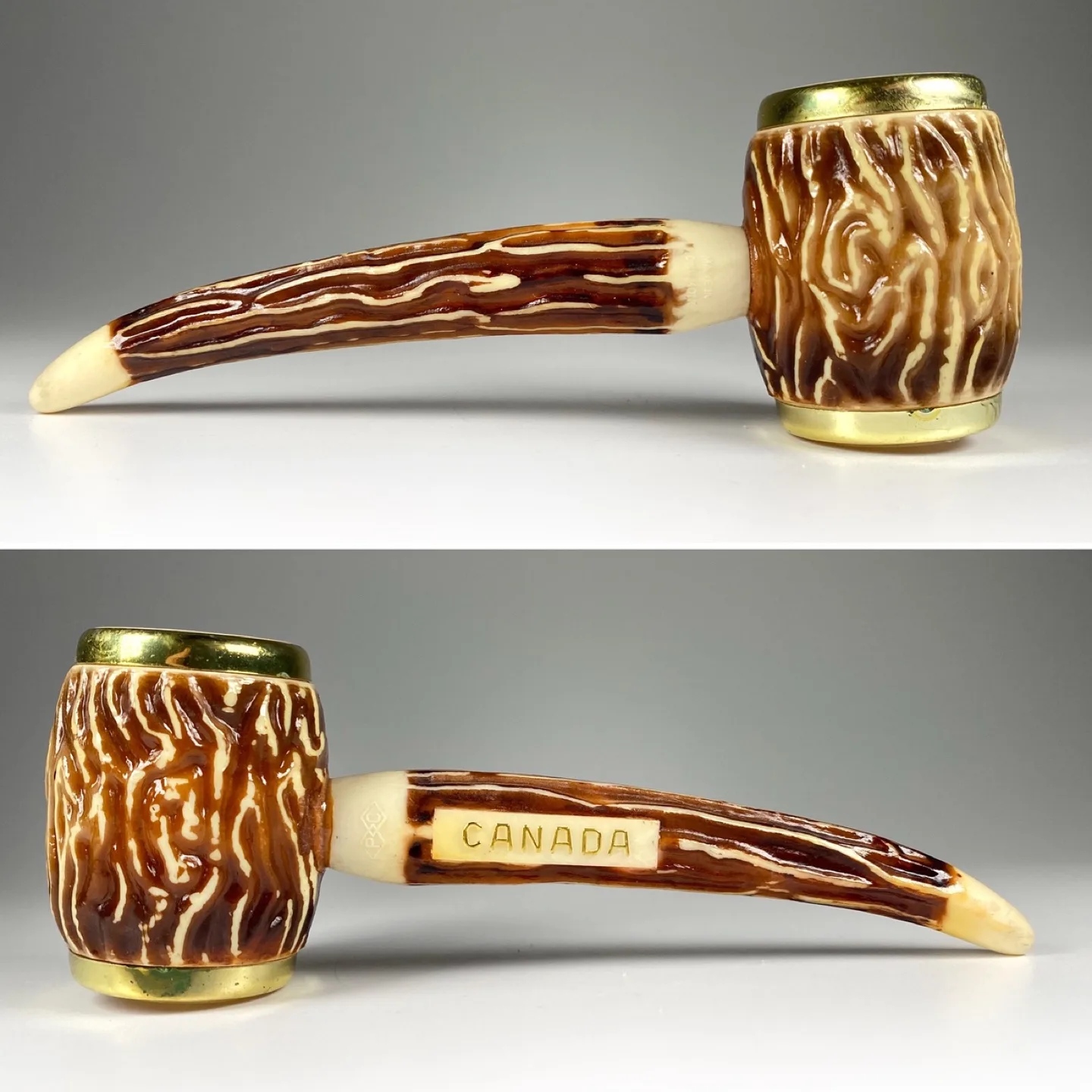 Vintage Faux Antler Salt & Pepper Shakers image indicator(3)