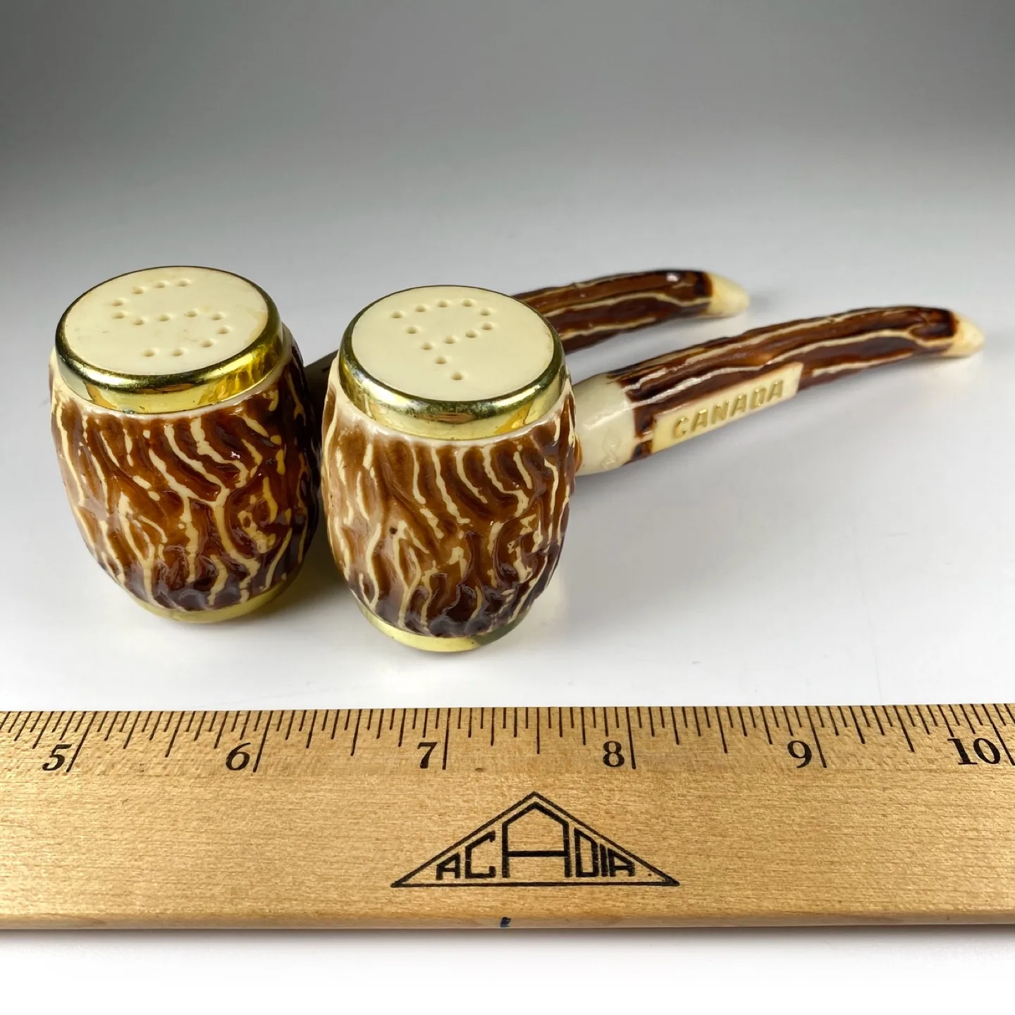 Vintage Faux Antler Salt & Pepper Shakers image indicator(5)