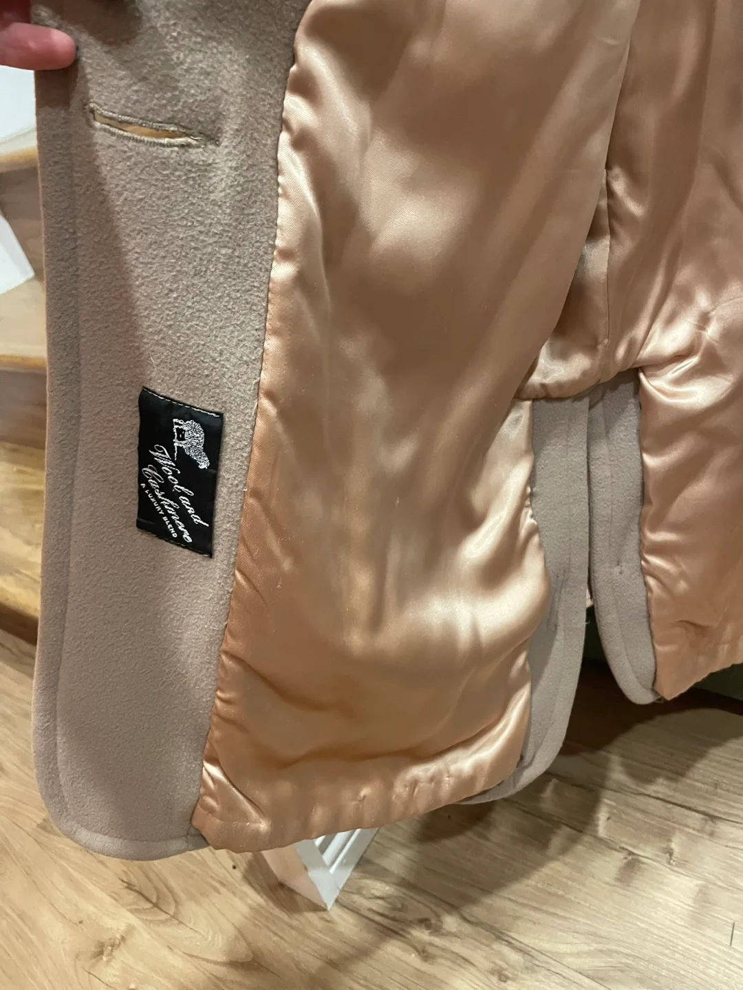 Novelti Highland Collection Beige Wool Coat image indicator(3)