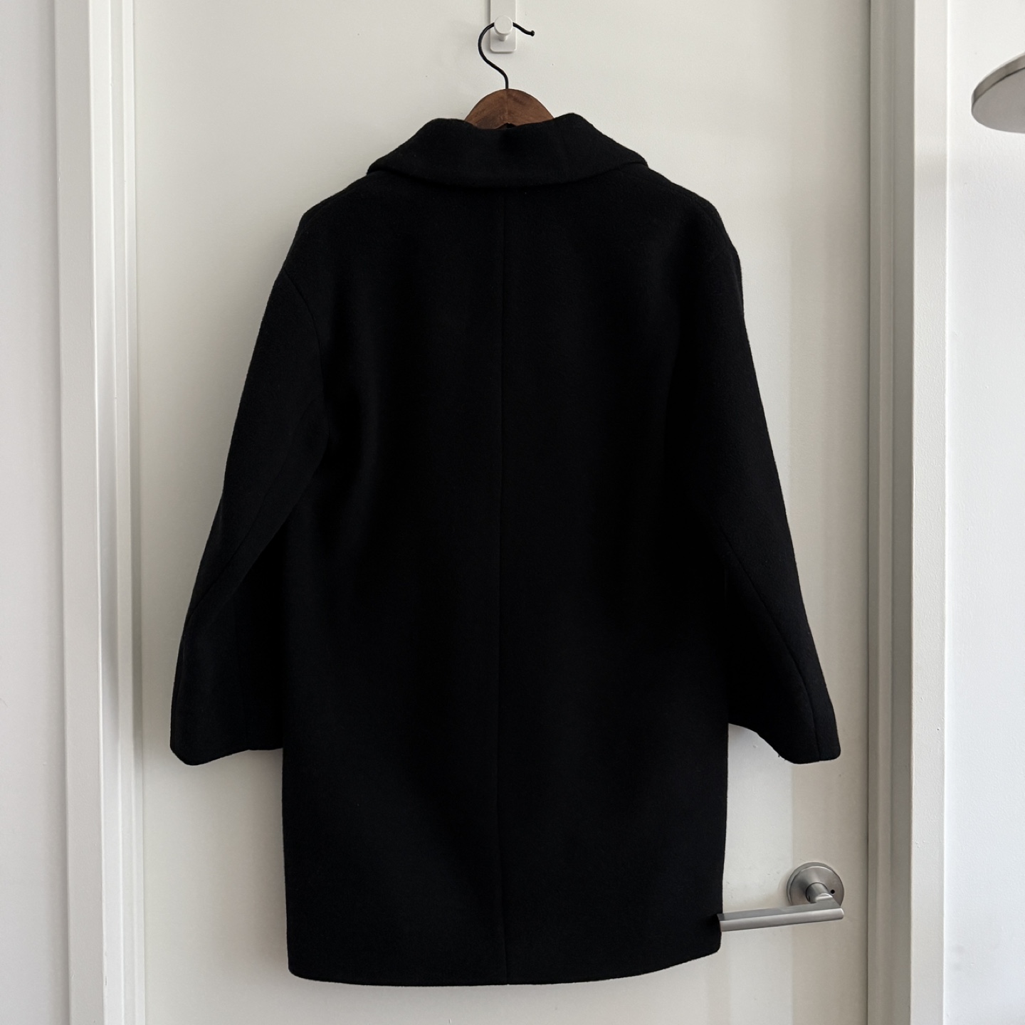 Aritzia The Only Coat Mid, XS, Black - photo 2