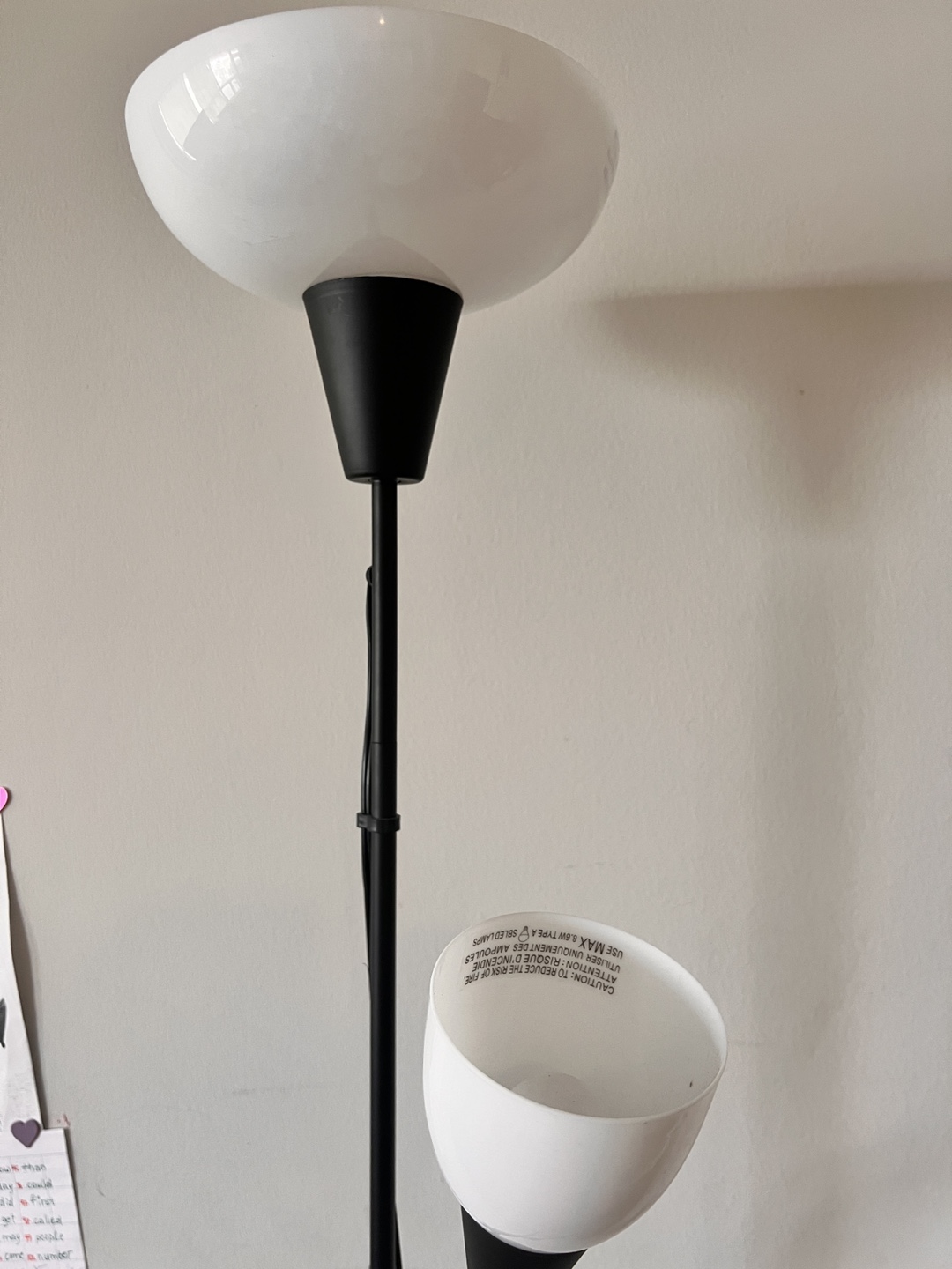 IKEA Black Double-Light Floor Lamp - photo 3