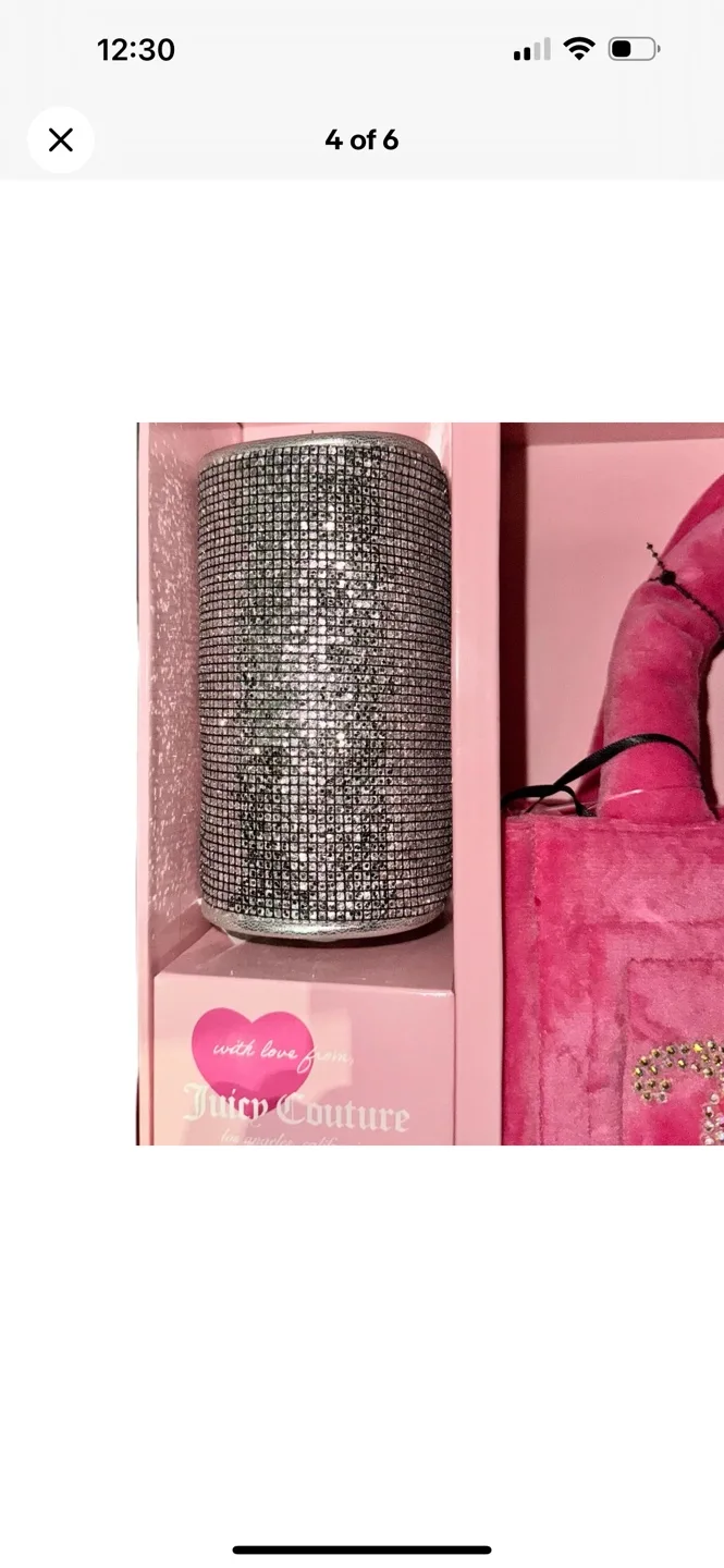 Juicy Couture Pink Velour Mini Bag Gift Set image indicator(4)