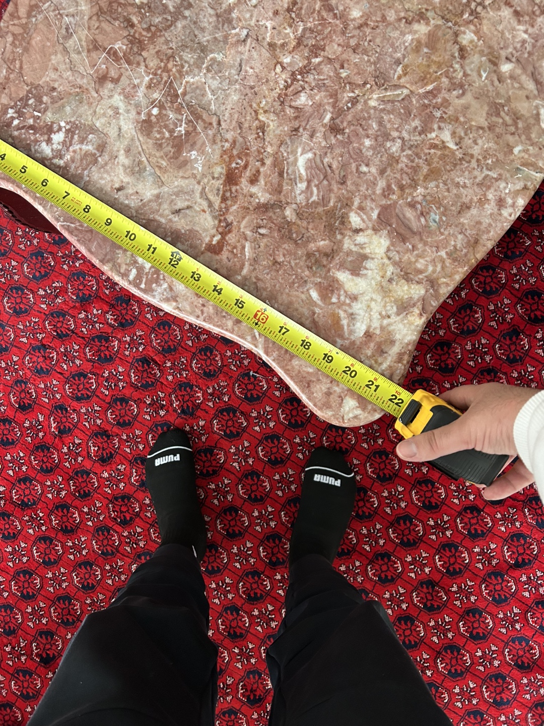 Unique Marble Top Side Table - photo 5