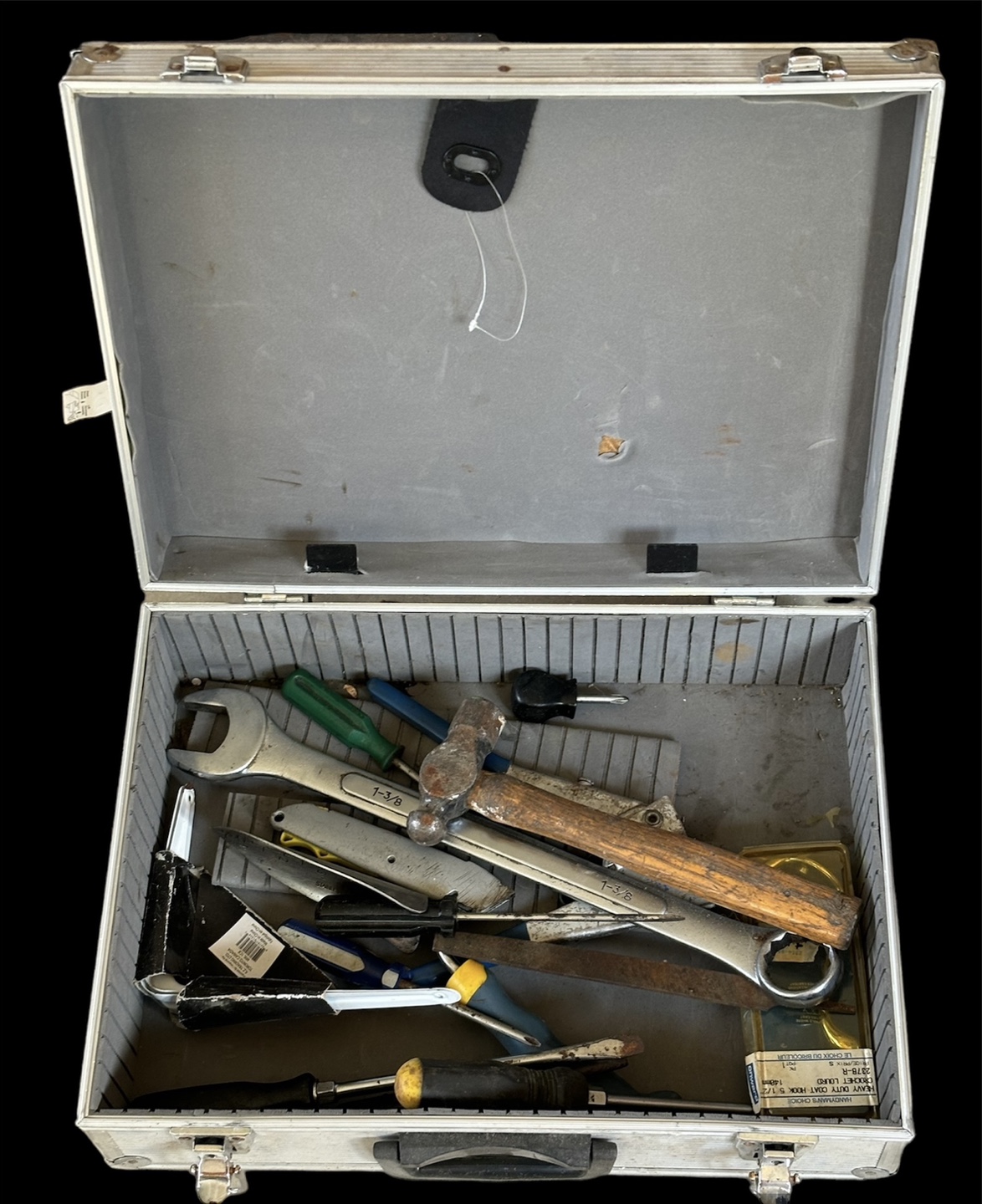 Assorted Tools in Metal Carry Case