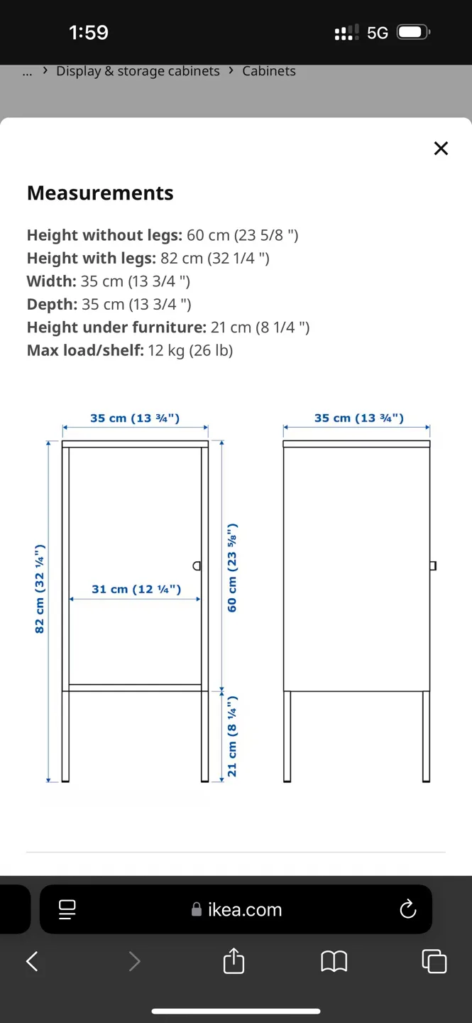 IKEA White Metal Storage Cabinet image indicator(5)