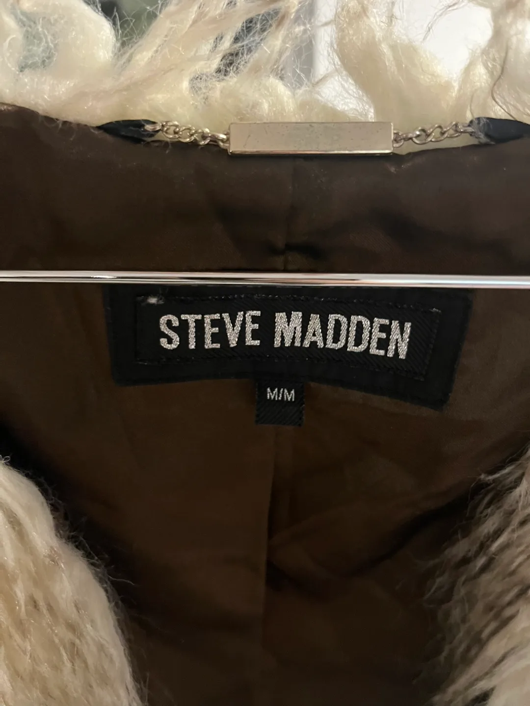 Steve Madden Faux Fur Vest image indicator(3)