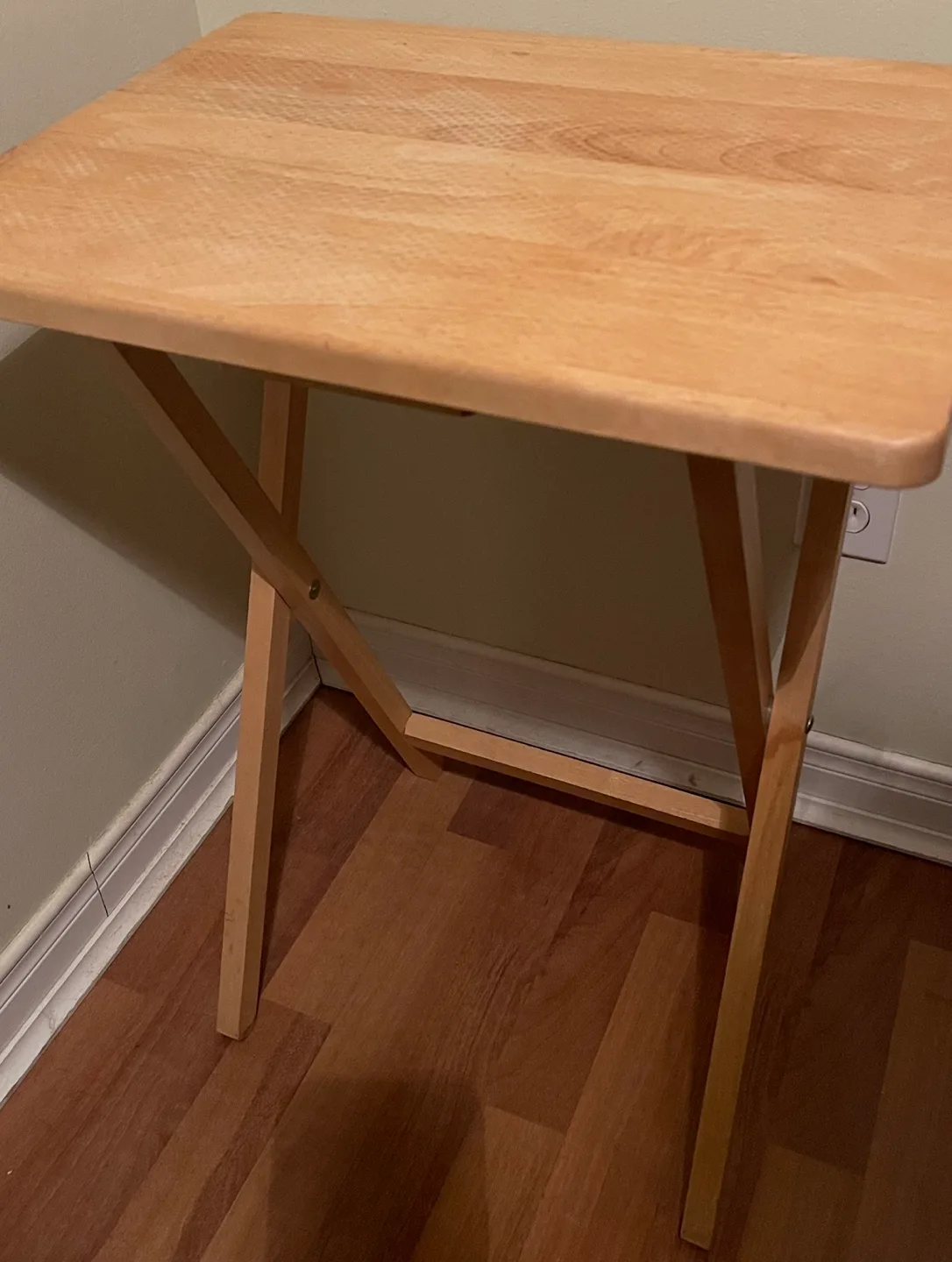 Foldable Wooden TV Tray Table image indicator(2)