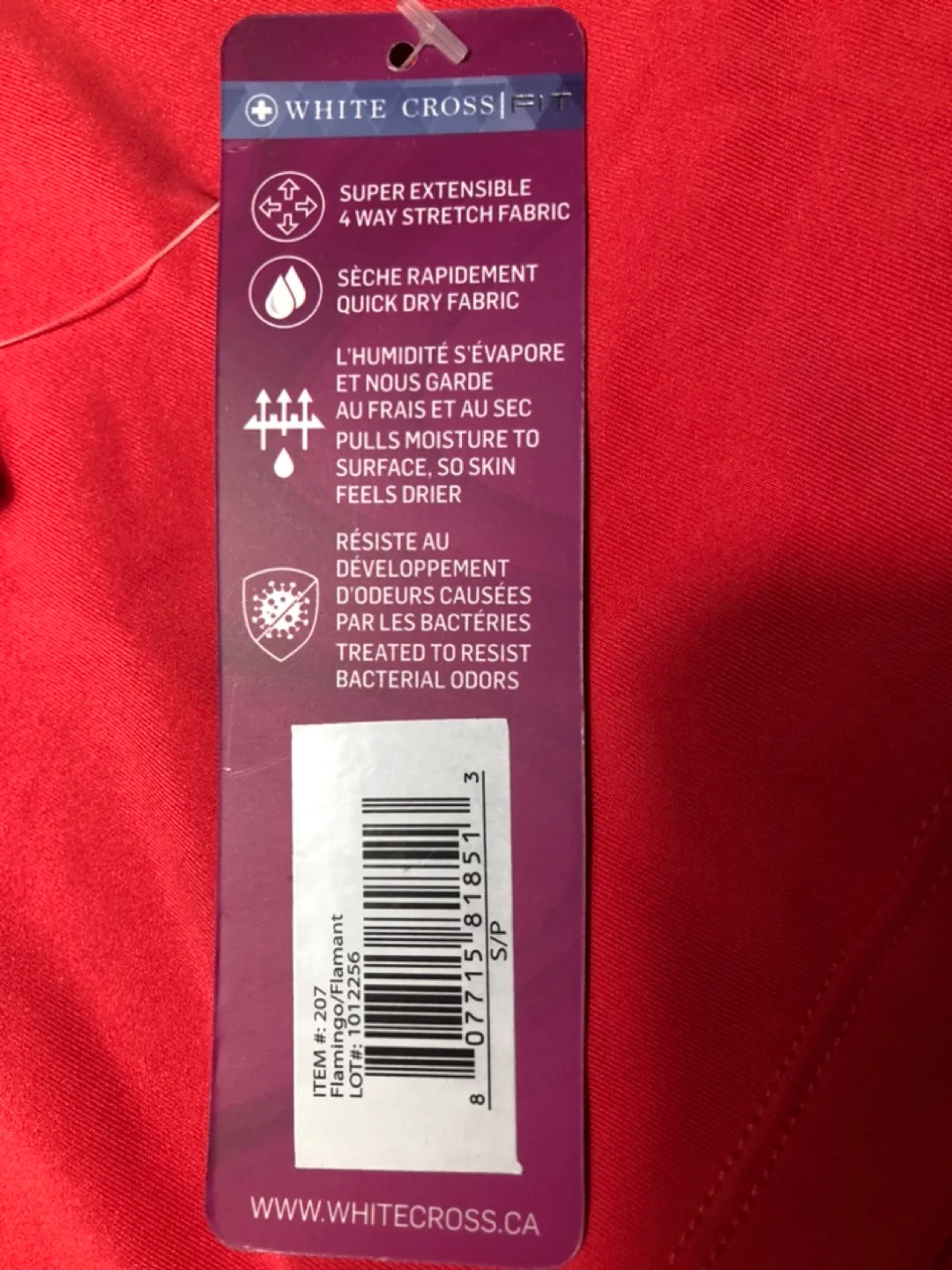 Women's Coral Long Sleeve Shirt - White Cross image indicator(3)