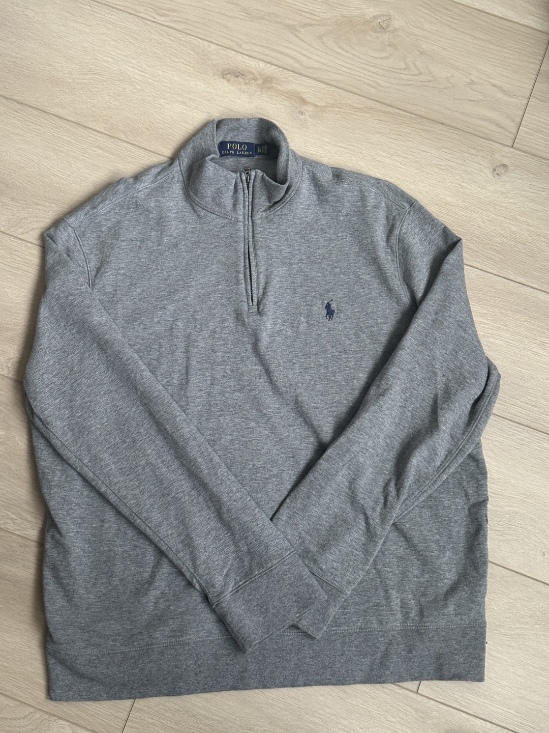 Polo Ralph Lauren Grey 1/4 Zip Sweater
