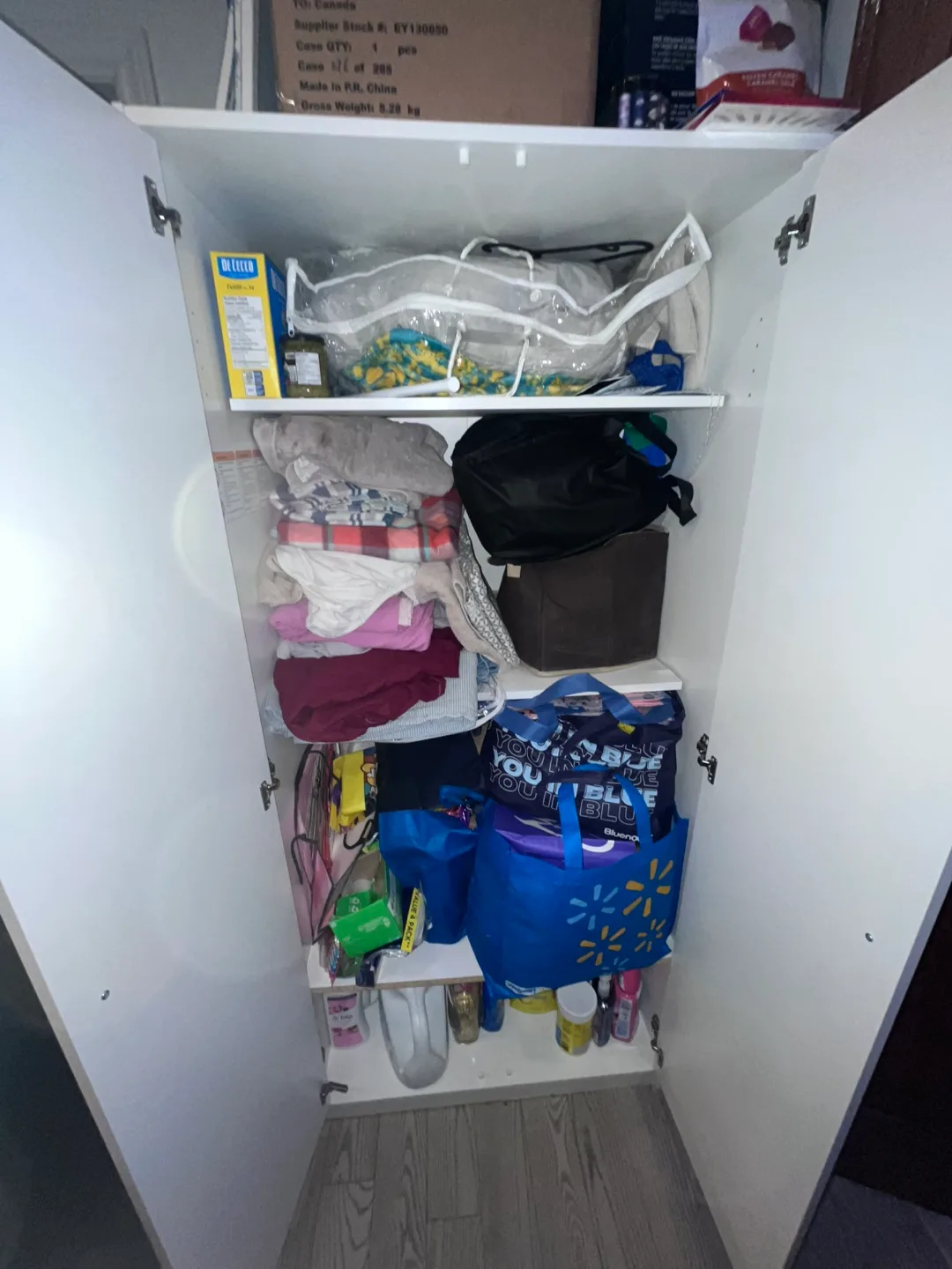 Ikea White Wardrobe Closet (Need gone ASAP) image indicator(2)