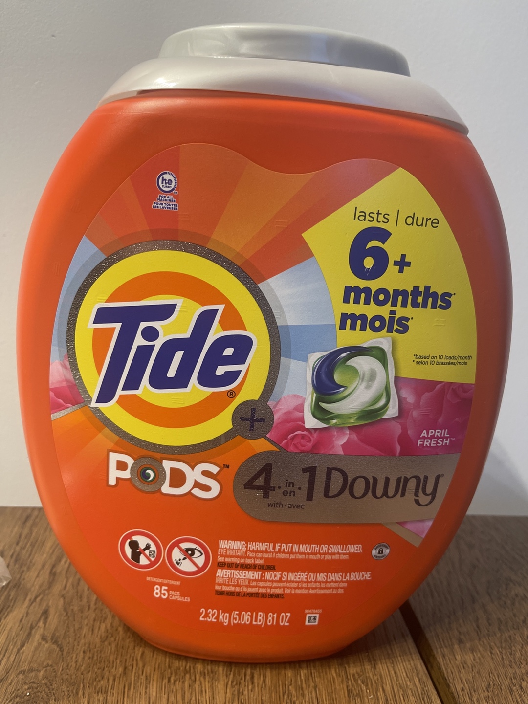 ~40 Tide Pods + Downy April Fresh Laundry Detergent Pacs