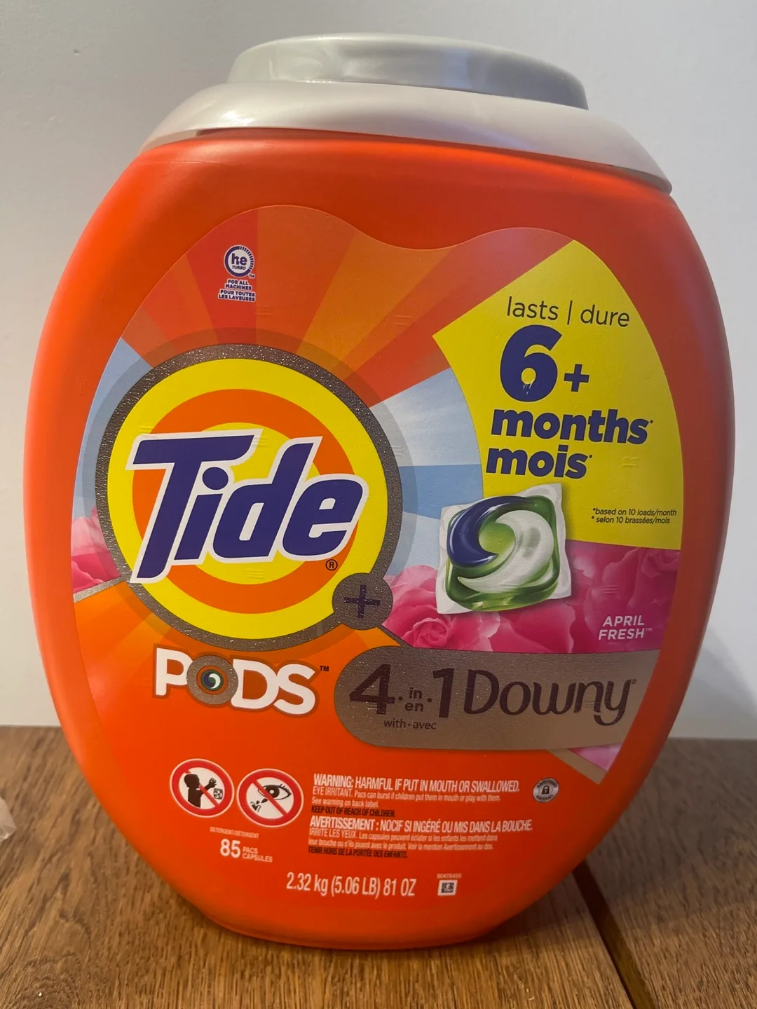 ~40 Tide Pods + Downy April Fresh Laundry Detergent Pacs thumbnail